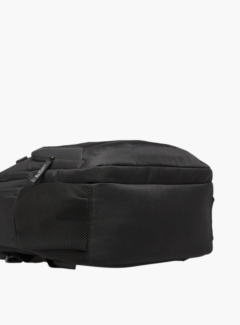 Lee Cooper Textured Backpack with Adjustable Shoulder Straps - 17x31x44 cm-men-bags-image-7