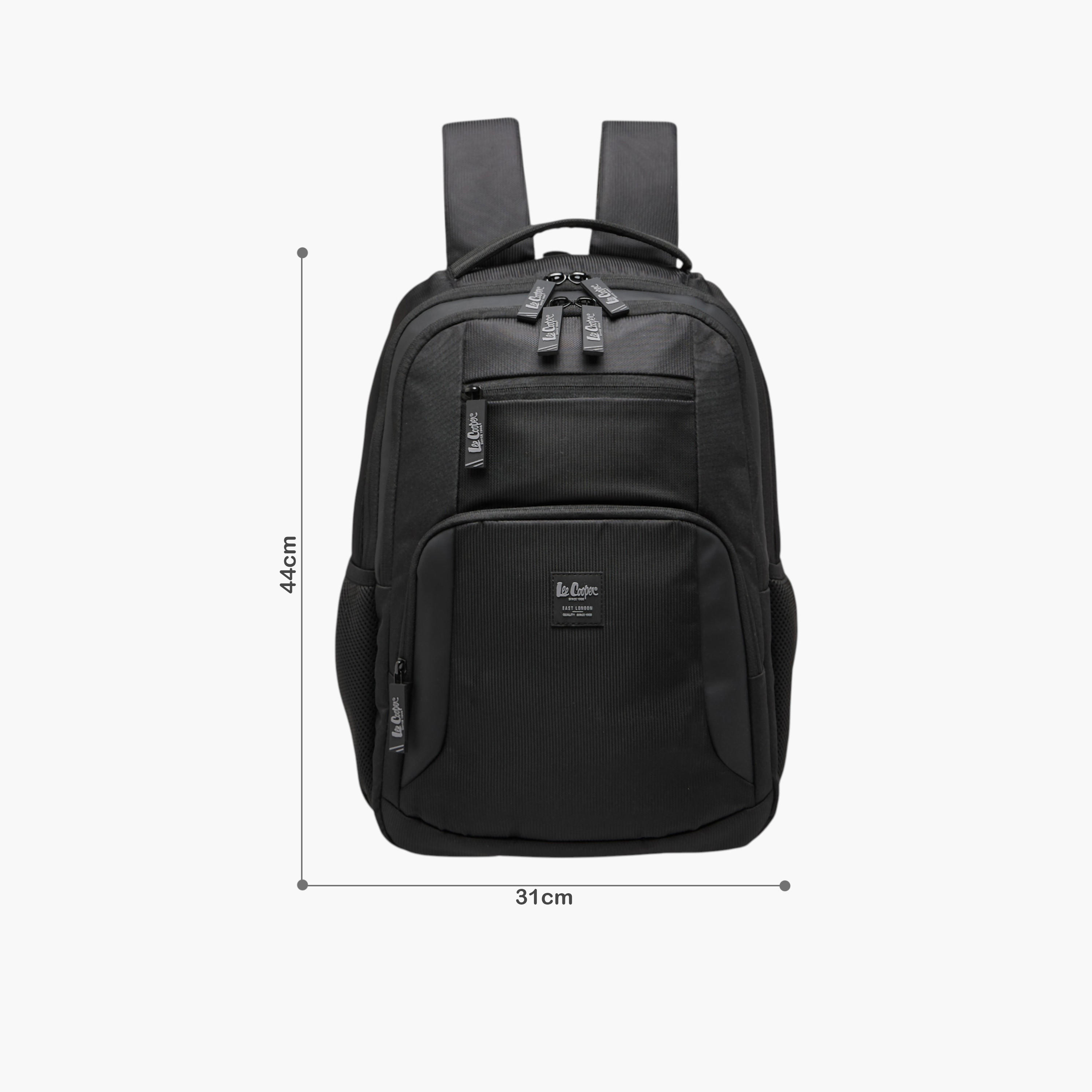 شنطة ظهر بارزة الملمس بأحزمة كتف قابلة للتعديل من لي كوبر - 17x31x44 سم-men-bags-image-2