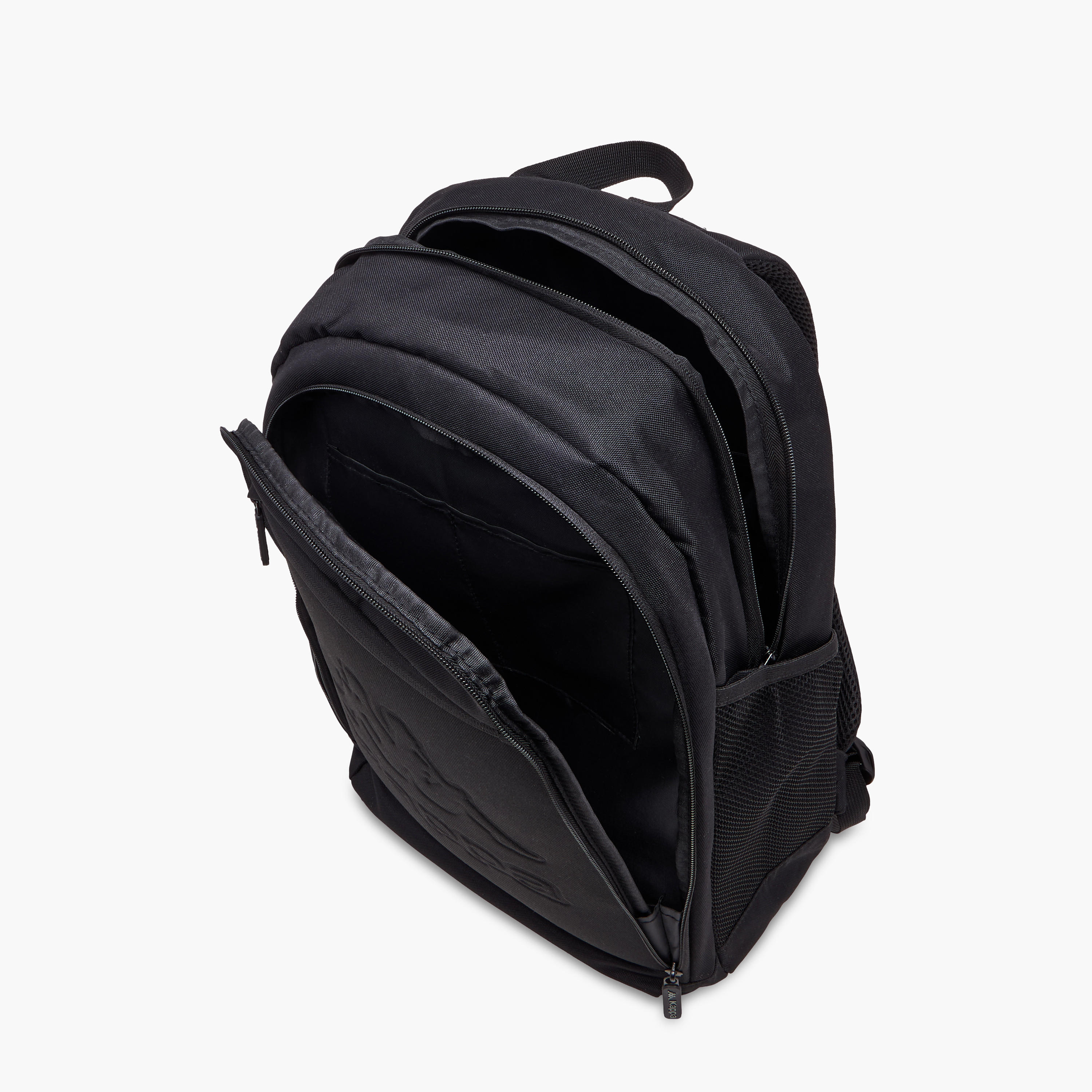 شنطة ظهر بنقوش شعار وحمّالات قابلة للتعديل وسحّاب إغلاق من كابا - 13×32×47 سم-school-bagsandbackpacks-backpacks-image-11