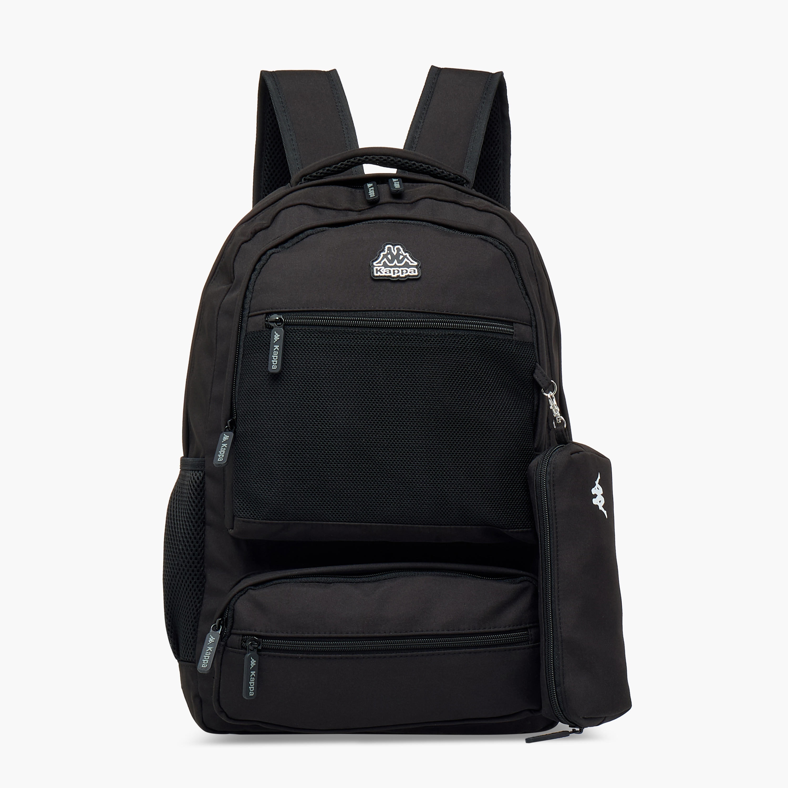 Kappa Logo Print School Backpack and Pencil Pouch set-school-bagsandbackpacks-sets-image-1