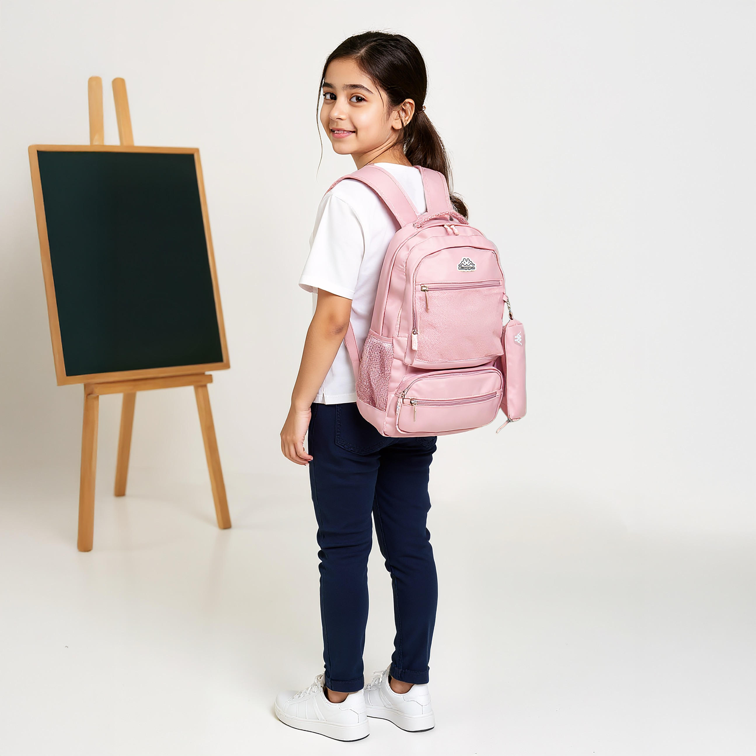 طقم شنطة ظهر مدرسية ومقلمة بطبعات شعار من كابا-school-bagsandbackpacks-sets-image-2
