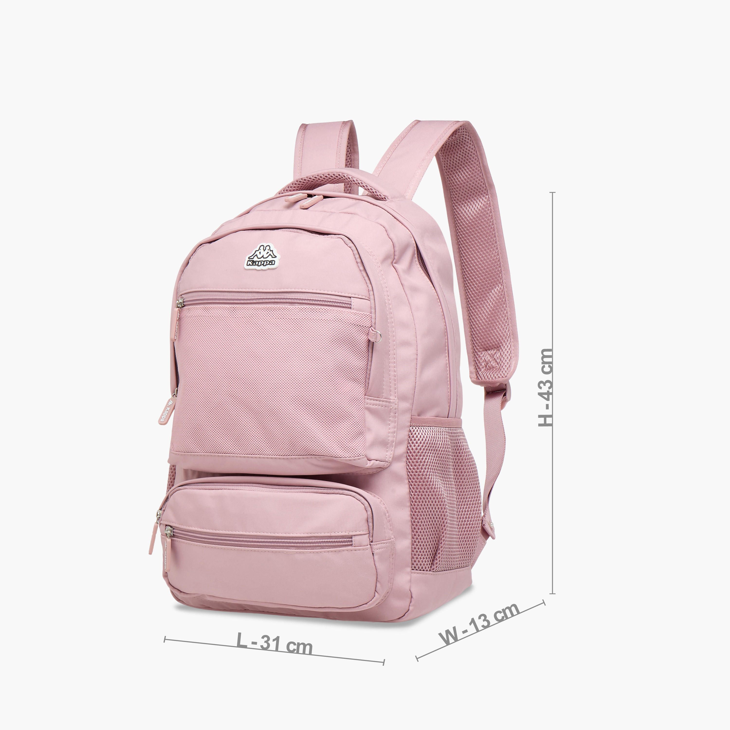 Kappa Logo Print School Backpack and Pencil Pouch set-school-bagsandbackpacks-sets-image-3