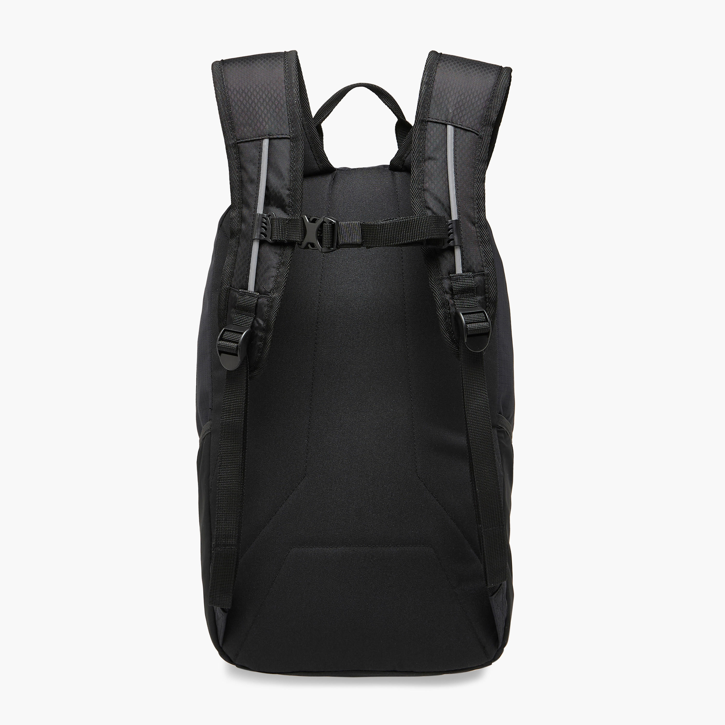 Kappa Logo Print Backpack with Adjustable Straps and Zip Closure - 16x46x27 cm-men-bags-image-4