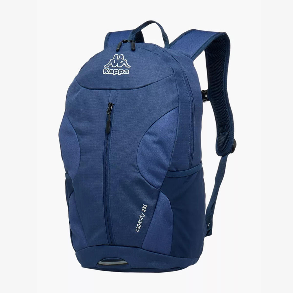 Kappa Logo Print Backpack with Adjustable Straps and Zip Closure - 16x46x27 cm-men-bags-image-3