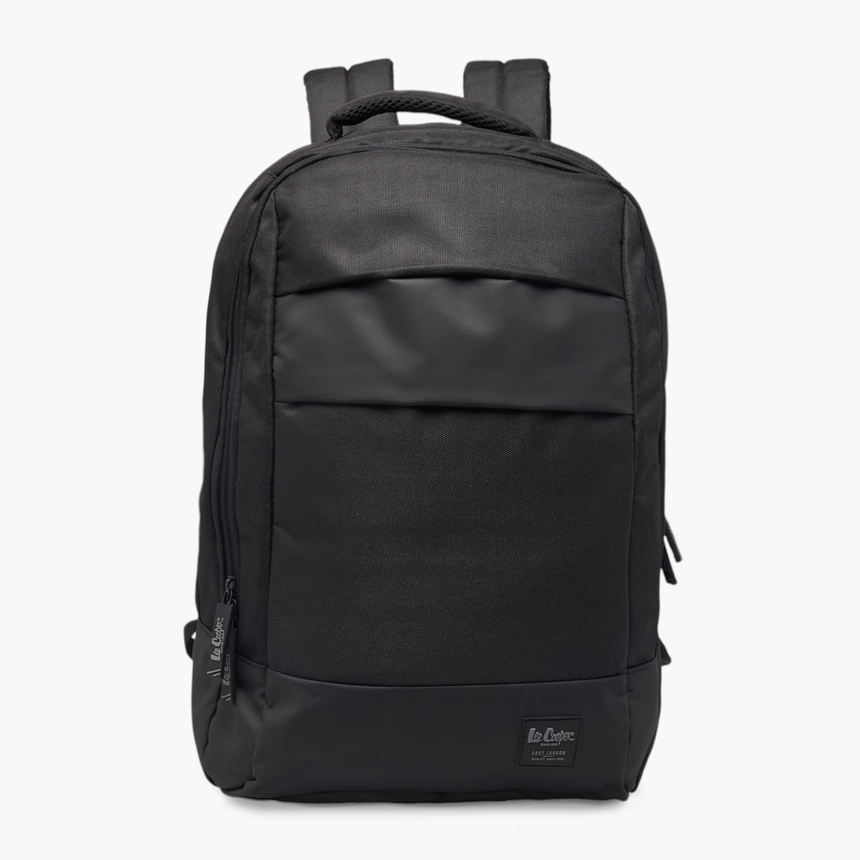 Lee Cooper Solid School Backpack with Adjustable Shoulder Straps and Zip Closure - 17x32x48 cms-school-bagsandbackpacks-backpacks-image-1