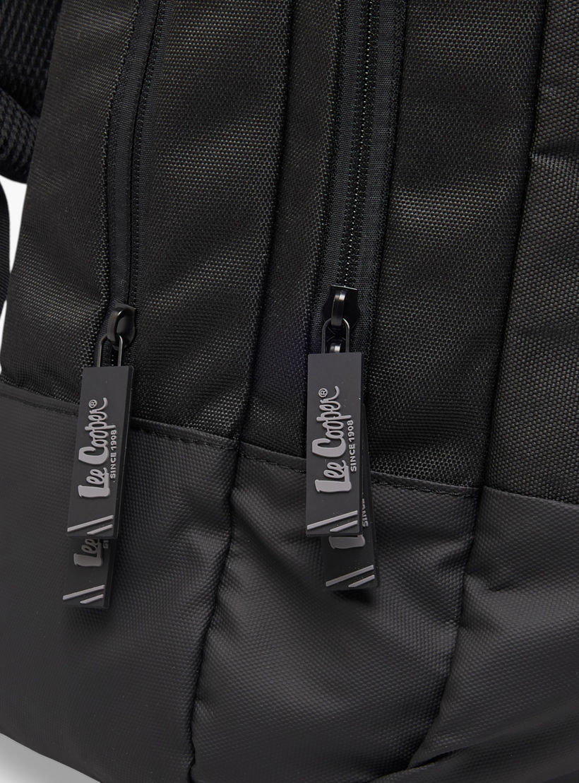 Lee Cooper Solid School Backpack with Adjustable Shoulder Straps and Zip Closure - 17x32x48 cms-school-bagsandbackpacks-backpacks-image-6