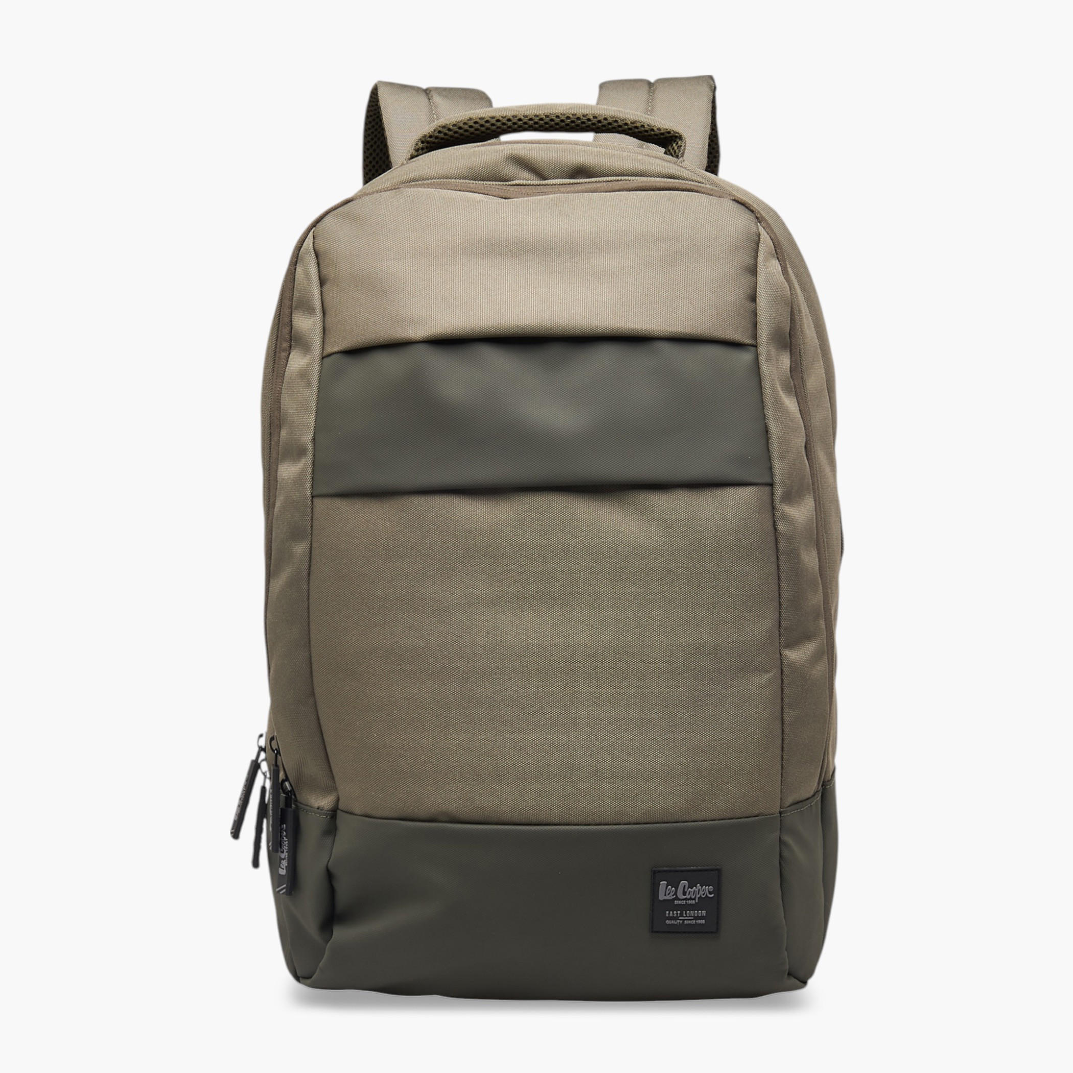 Lee Cooper Solid School Backpack with Adjustable Shoulder Straps and Zip Closure - 17x32x48 cms-school-bagsandbackpacks-backpacks-image-1