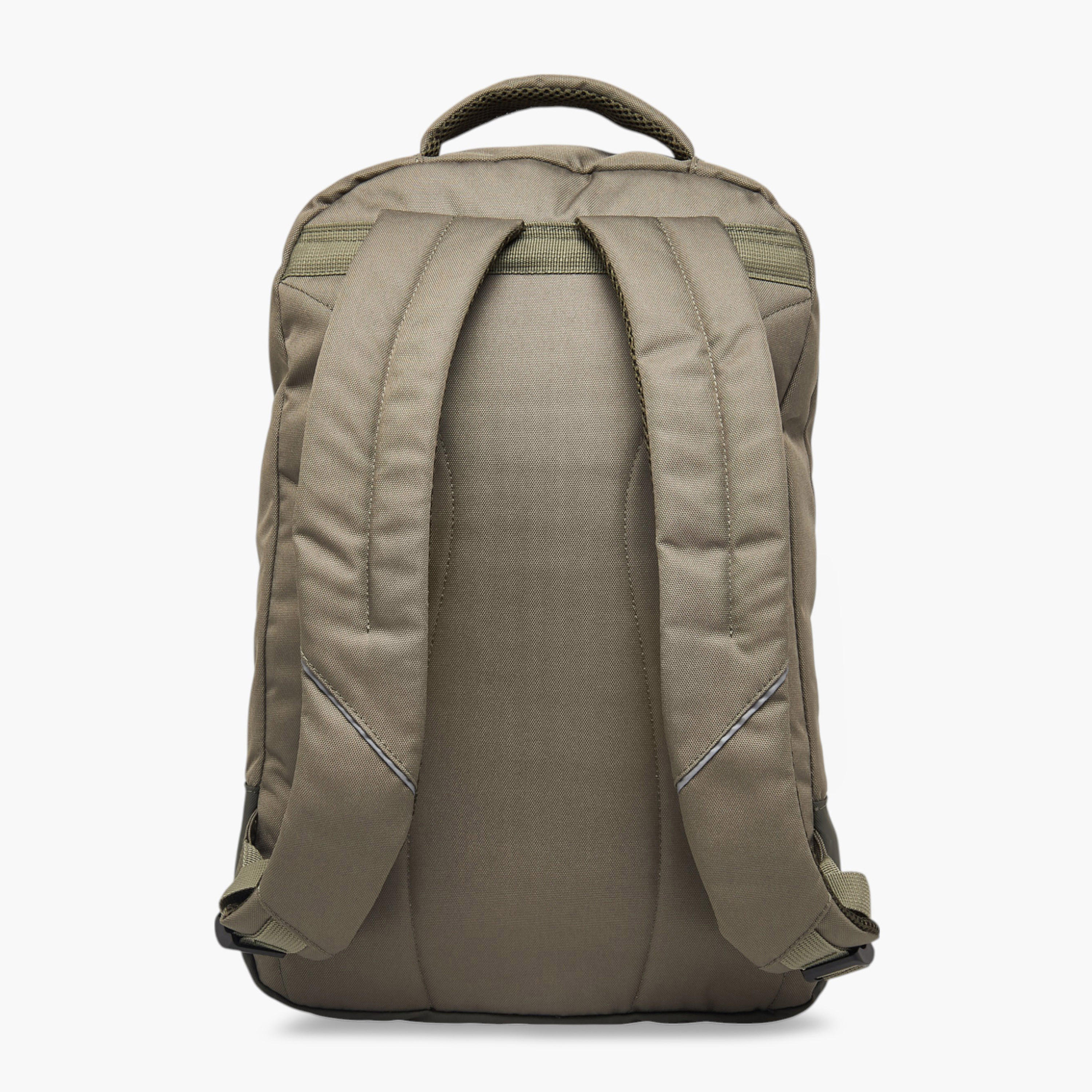 Lee Cooper Solid School Backpack with Adjustable Shoulder Straps and Zip Closure - 17x32x48 cms-school-bagsandbackpacks-backpacks-image-4