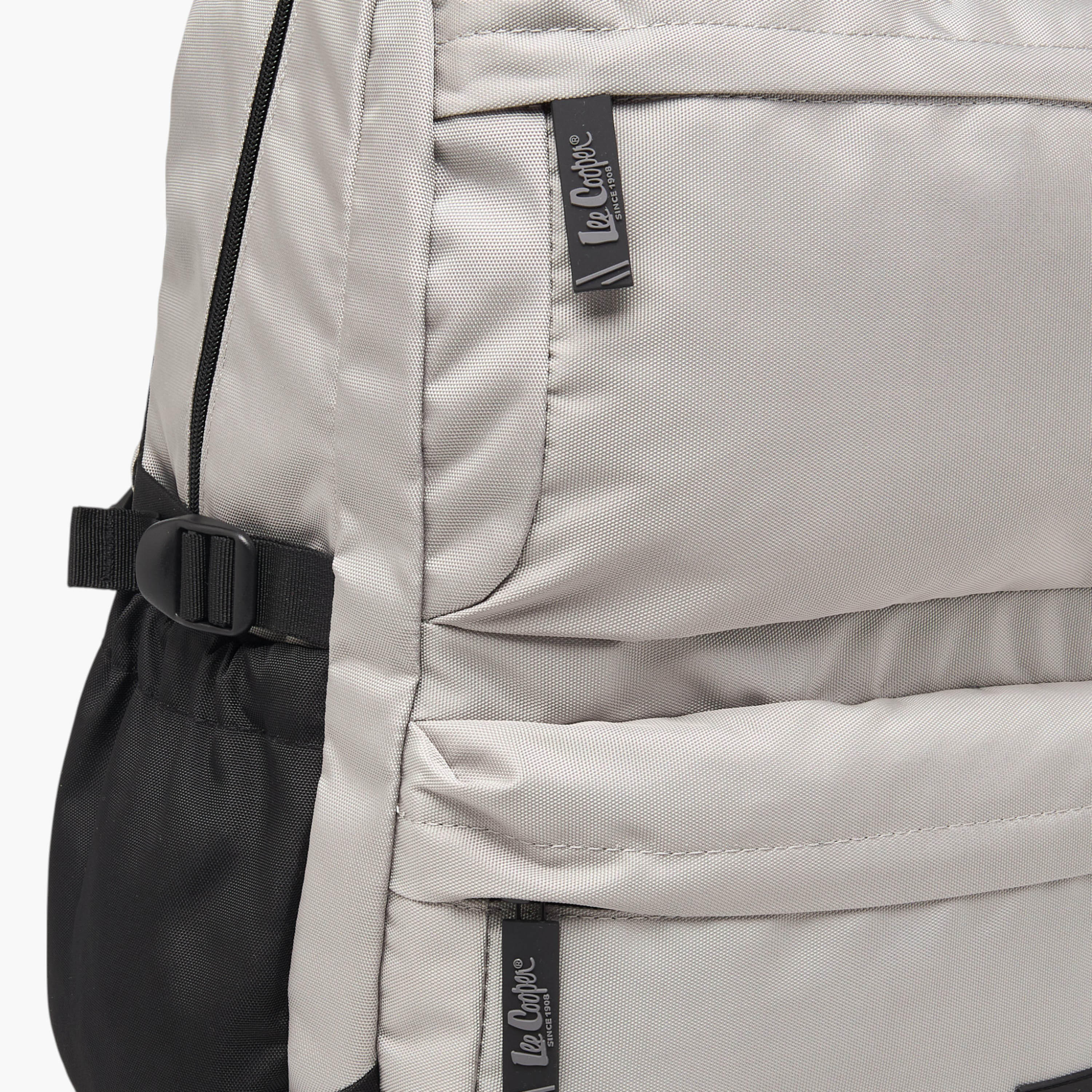 Lee Cooper Solid School Backpack with Adjustable Shoulder Straps and Zip Closure - 17x32x46 cms-school-bagsandbackpacks-backpacks-image-6