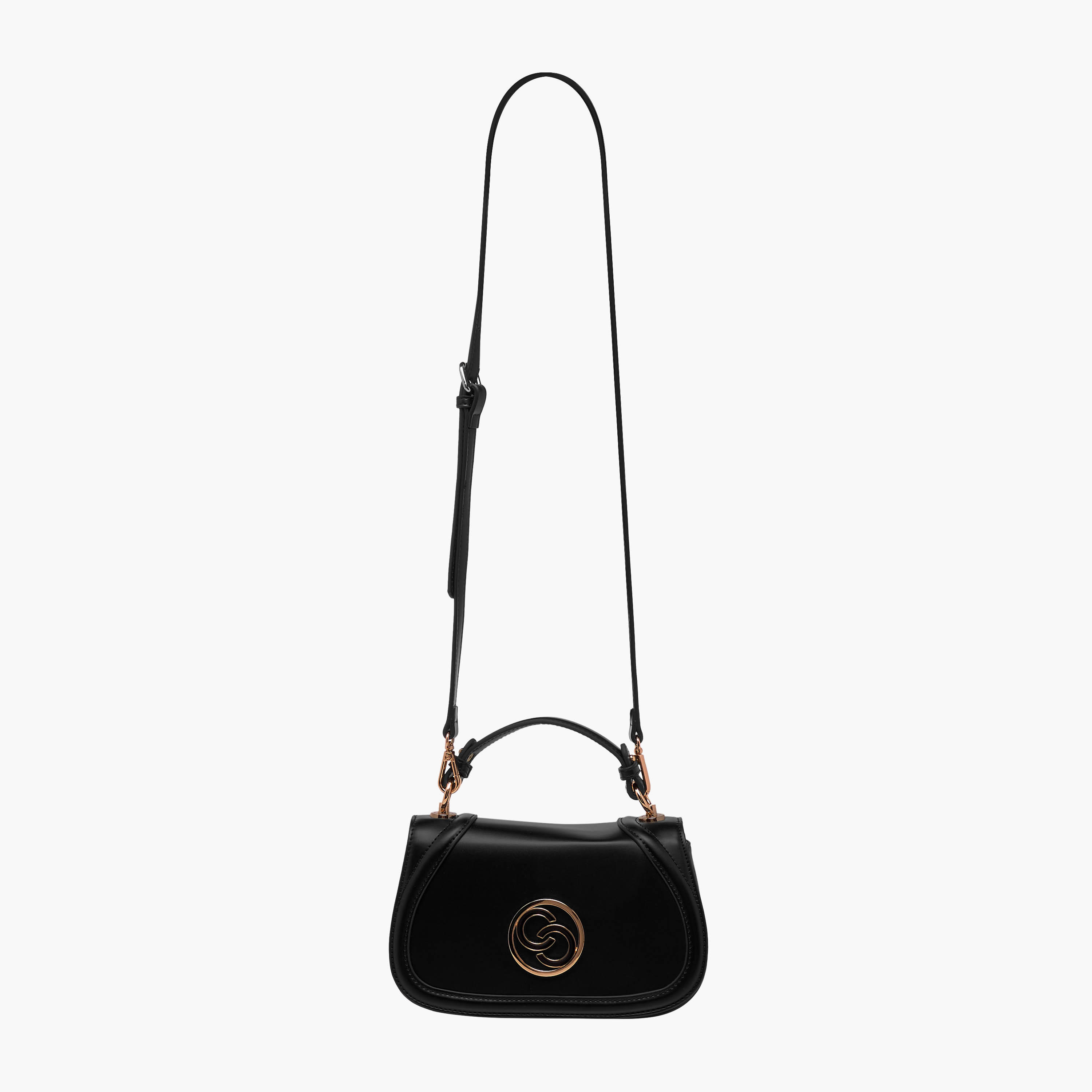 Celeste Solid Crossbody Bag with Detachable Strap and Flap Closure-women-bagsandwallets-handbags-image-4