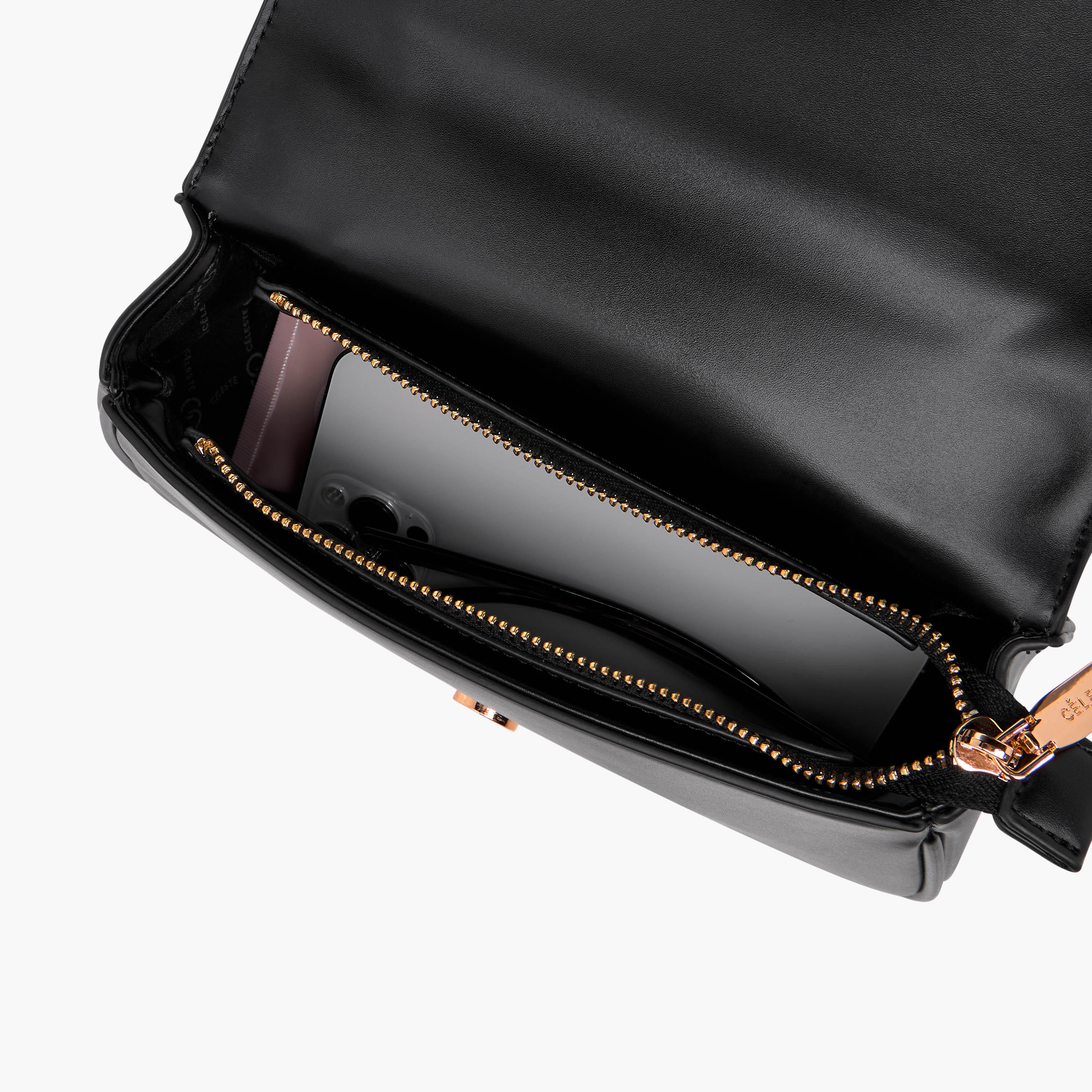 Celeste Solid Crossbody Bag with Detachable Strap and Flap Closure-women-bagsandwallets-handbags-image-10