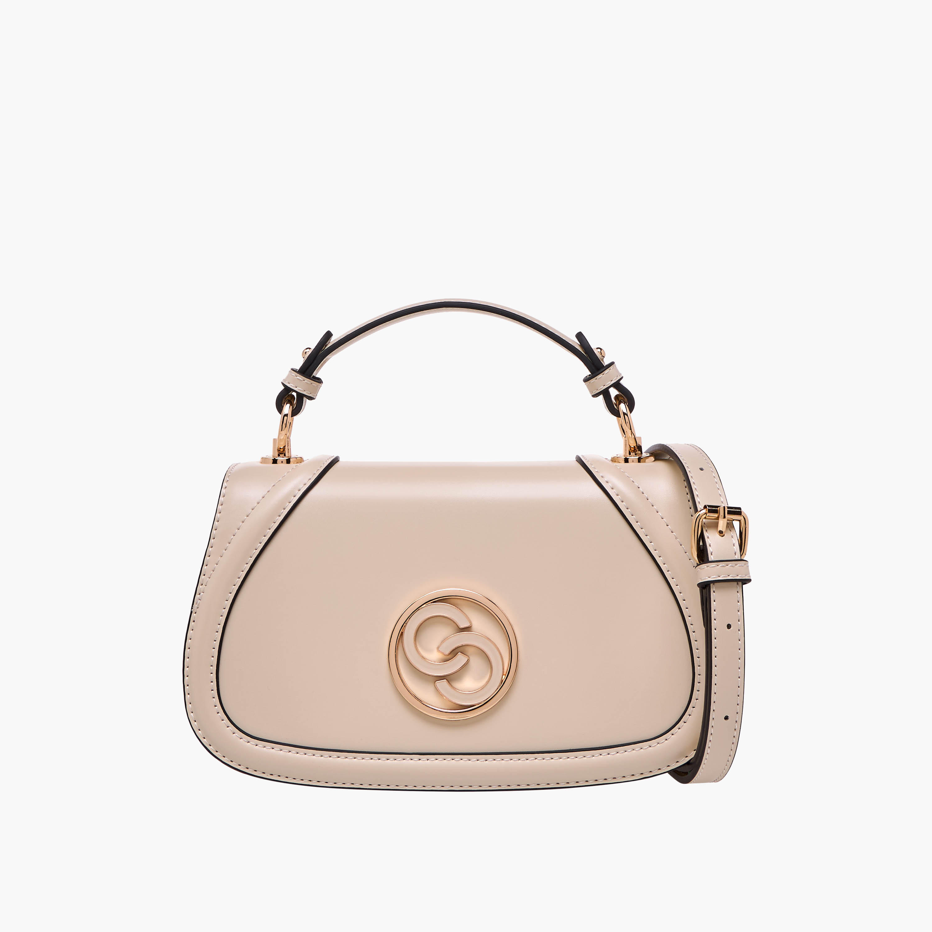 Celeste Solid Crossbody Bag with Detachable Strap and Flap Closure-women-bagsandwallets-handbags-image-1