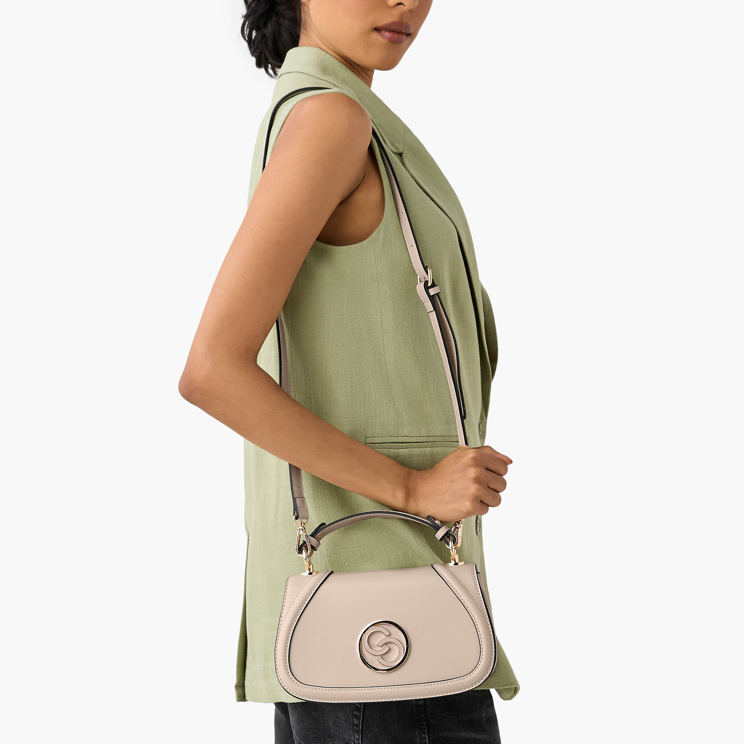 Celeste Solid Crossbody Bag with Detachable Strap and Flap Closure-women-bagsandwallets-handbags-image-8
