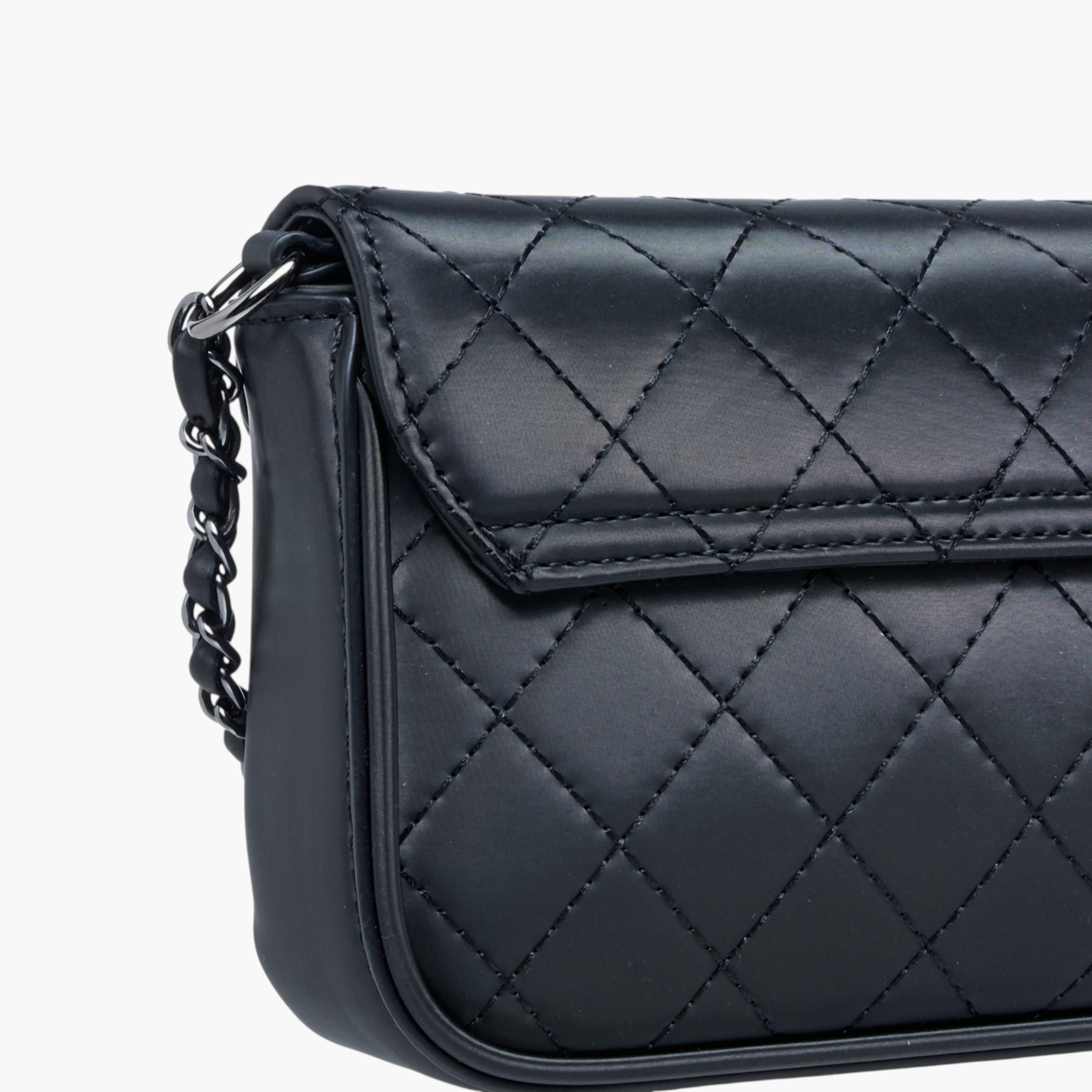 Celeste Quilted Crossbody Bag with Chain Strap and Flap Closure-women-bagsandwallets-handbags-image-6