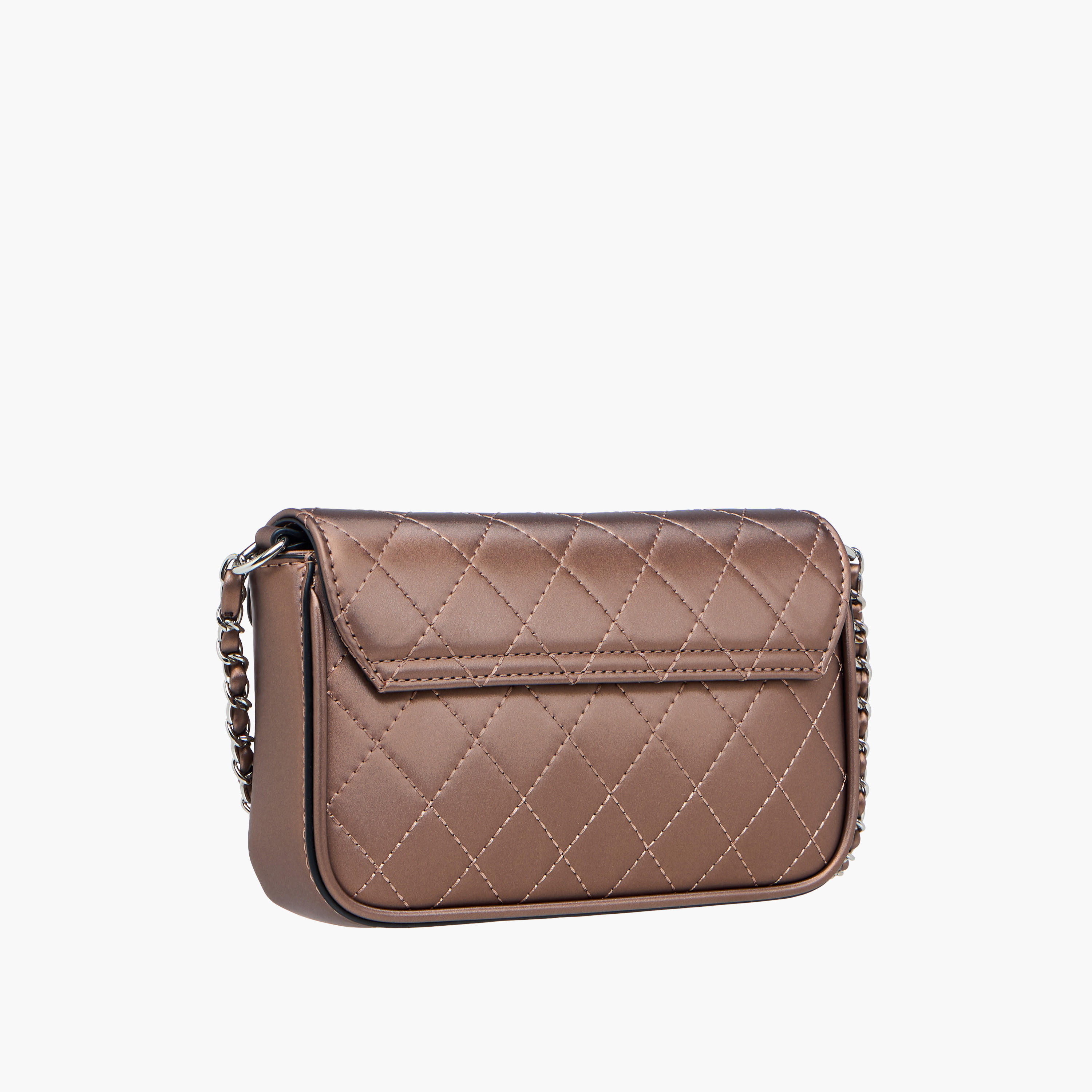 Celeste Quilted Crossbody Bag with Chain Strap and Flap Closure-women-bagsandwallets-handbags-image-4