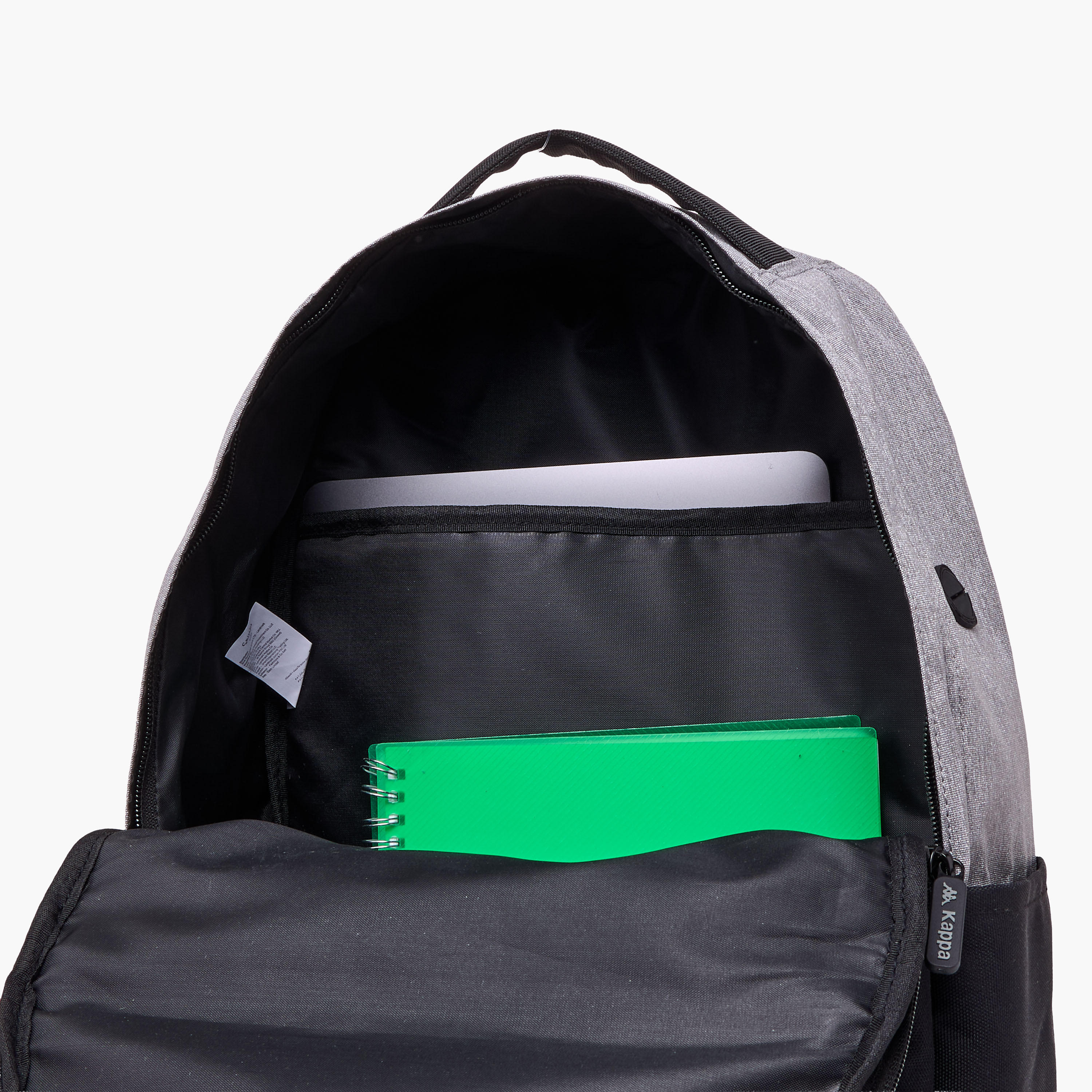 Kappa Logo Print School Backpack with Adjustable Straps and Zip Closure - 31x17x45 cm-school-bagsandbackpacks-backpacks-image-9