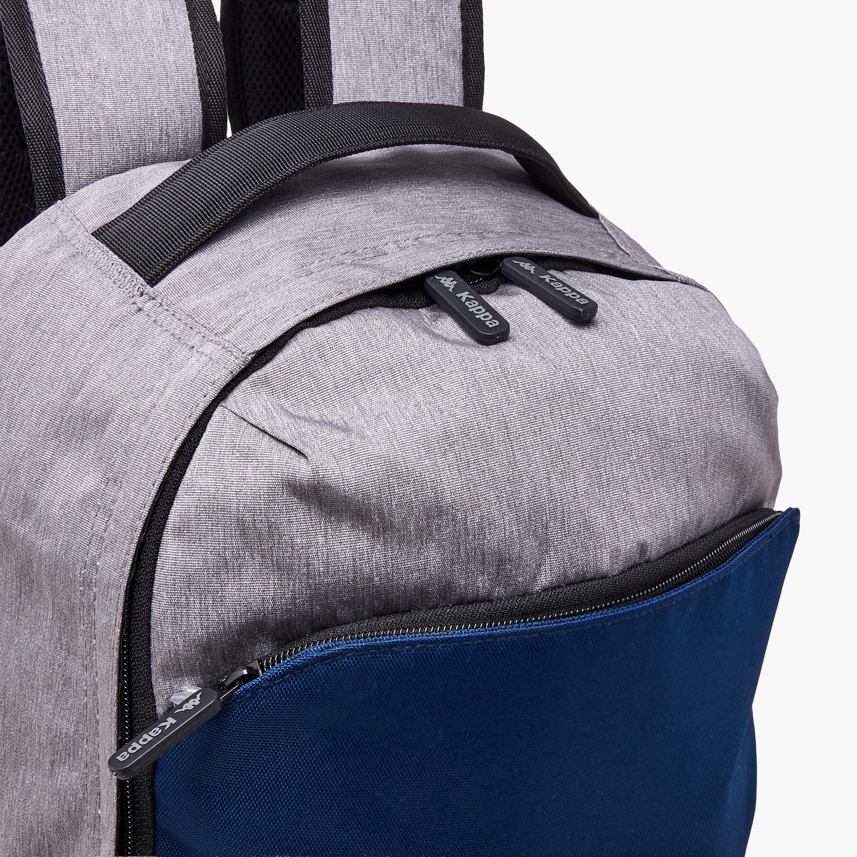 Kappa Logo Print School Backpack with Adjustable Straps and Zip Closure - 31x17x45 cm-school-bagsandbackpacks-backpacks-image-7