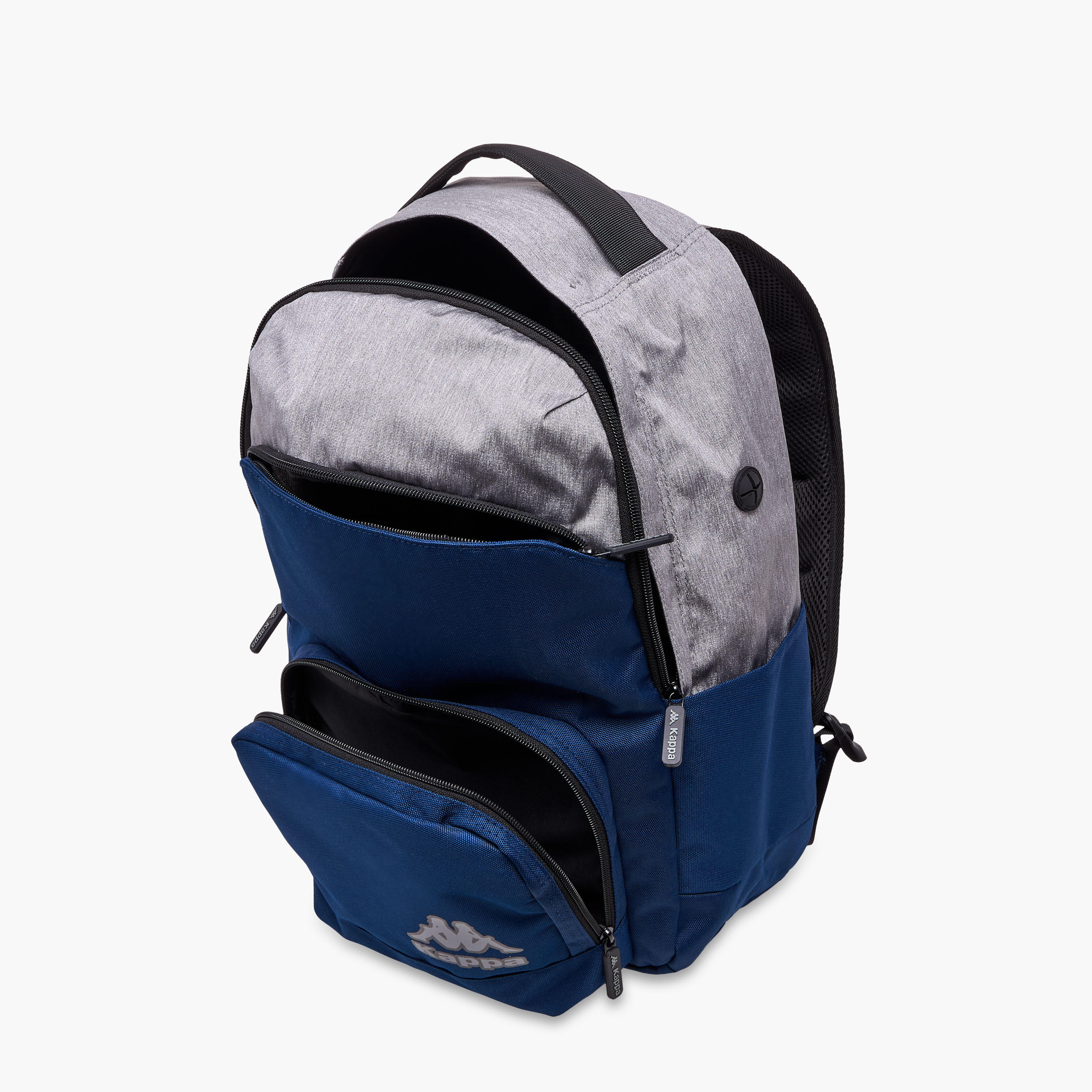 Kappa Logo Print School Backpack with Adjustable Straps and Zip Closure - 31x17x45 cm-school-bagsandbackpacks-backpacks-image-8