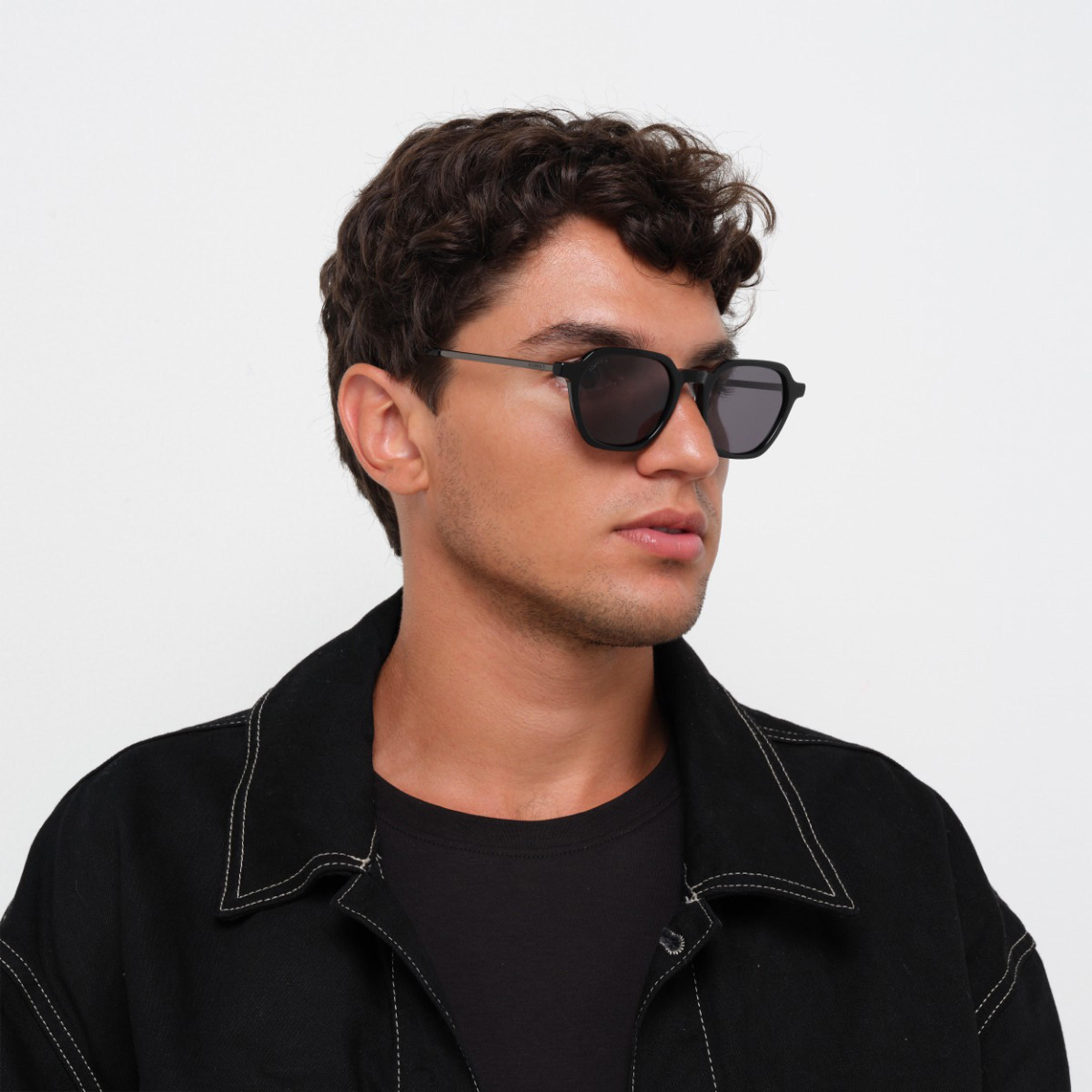 30صندايز- نظارة شمسية هندسية سوداء مقاس 52 مم - 30S-000303-0707-men-sunglasses-image-6