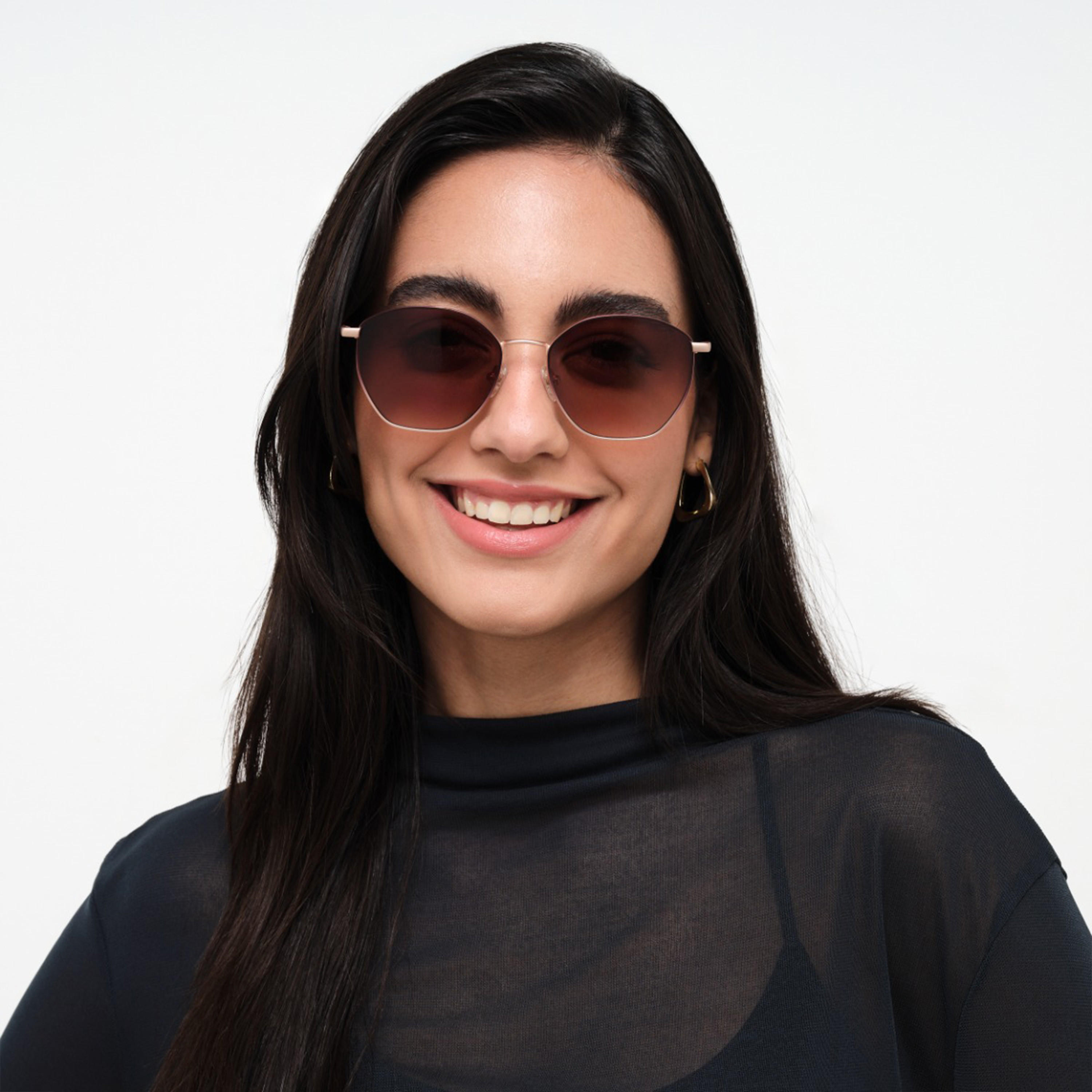 30Sundays Divine 54MM Brown Geometric Sunglasses - 30S-000307-2304-women-sunglasses-image-6