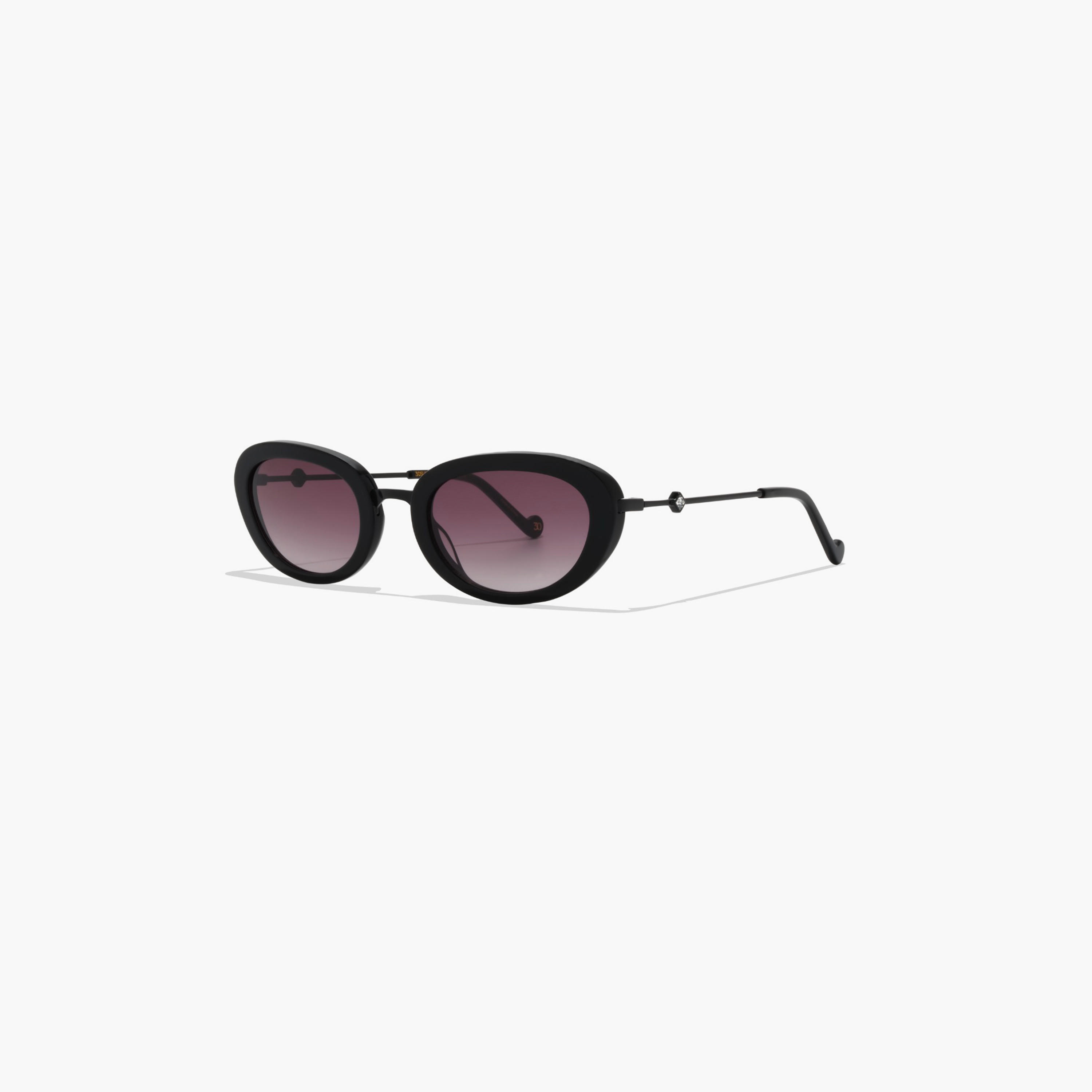 30صندايز- نظارة شمسية تشاندرا بيضاوية رمادية مقاس 52 مم - 30S-000433-0107-women-sunglasses-image-3