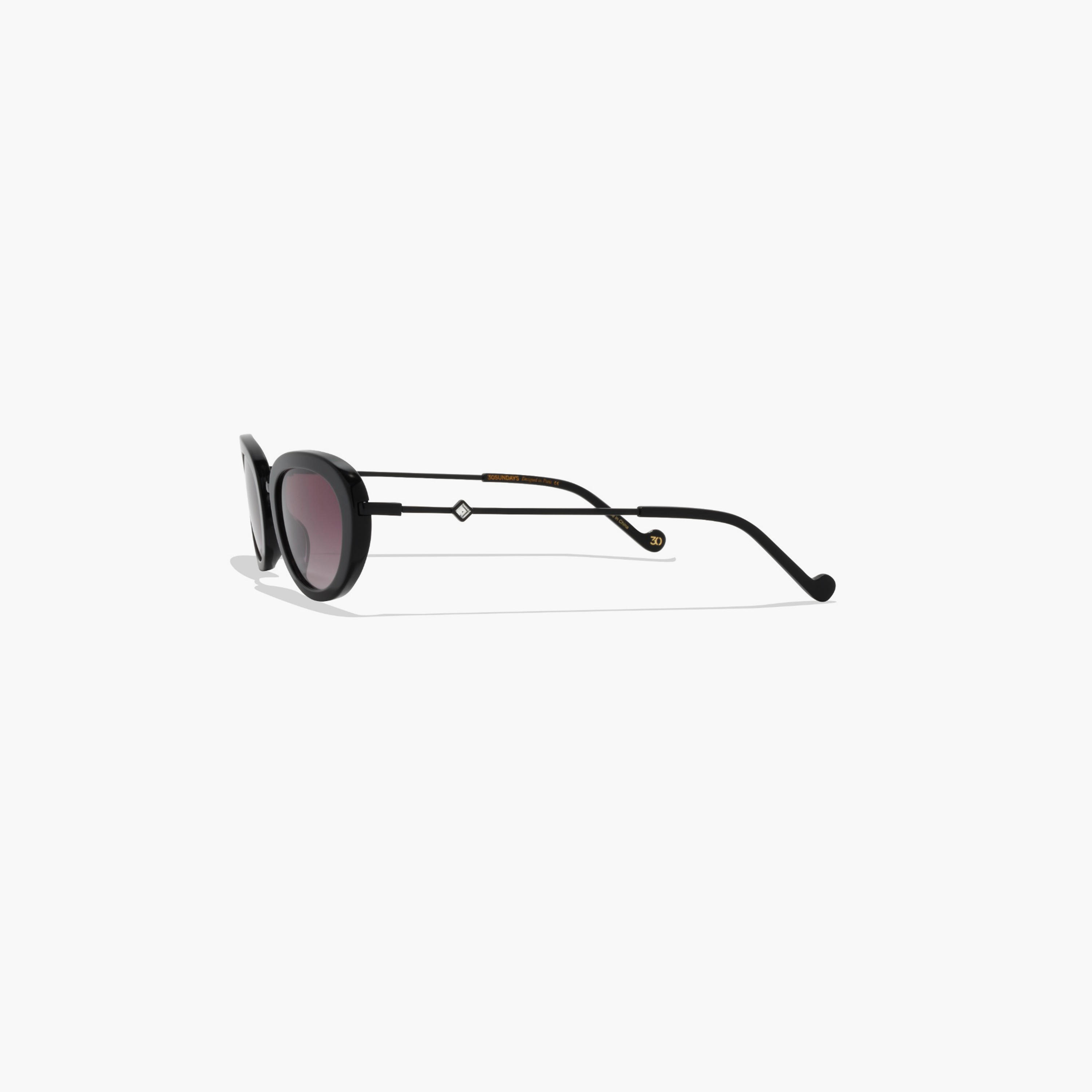 30صندايز- نظارة شمسية تشاندرا بيضاوية رمادية مقاس 52 مم - 30S-000433-0107-women-sunglasses-image-4