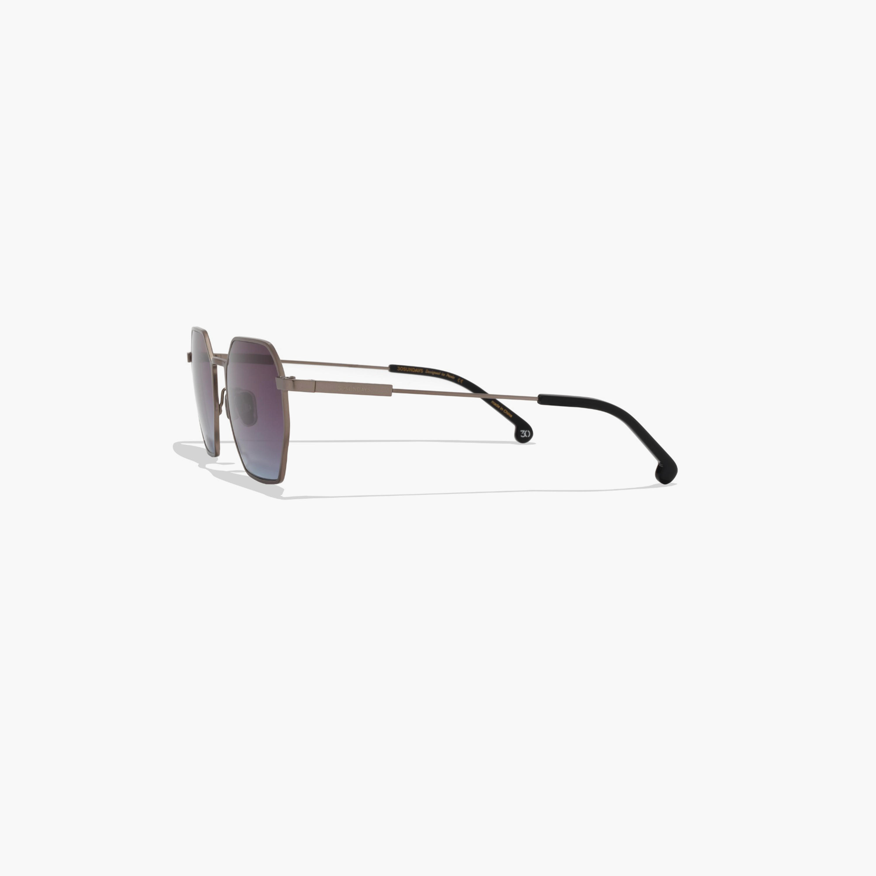 30صندايز- نظارة شمسية ميسا هندسية لون أزرق 53 مم - 30S-000444-0702-men-sunglasses-image-4