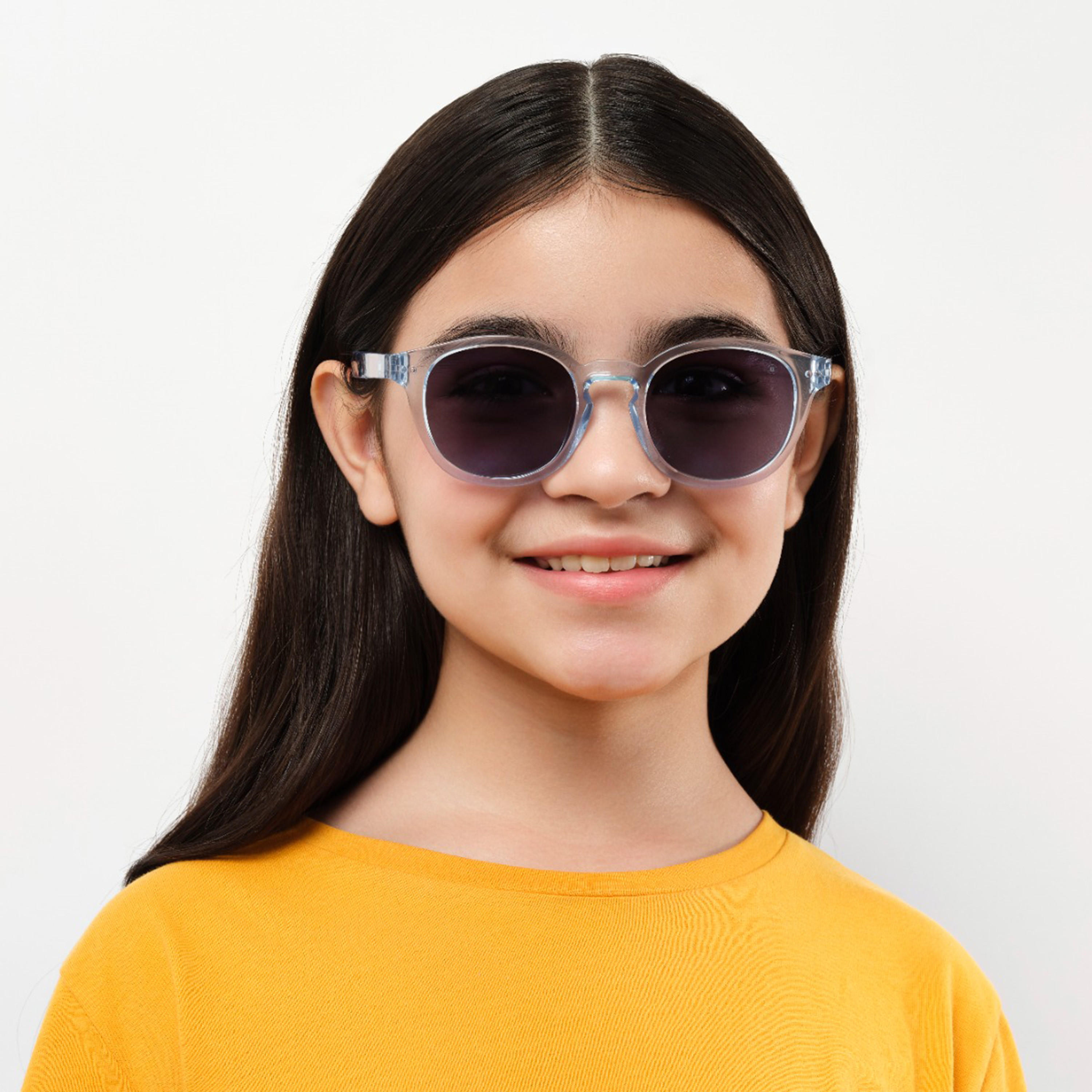 بامايو- نظارة شمسية سكيبر II مقاس 48 مم زرقاء دائرية - BAB-000527-0202-girls-accessories-sunglasses-image-5