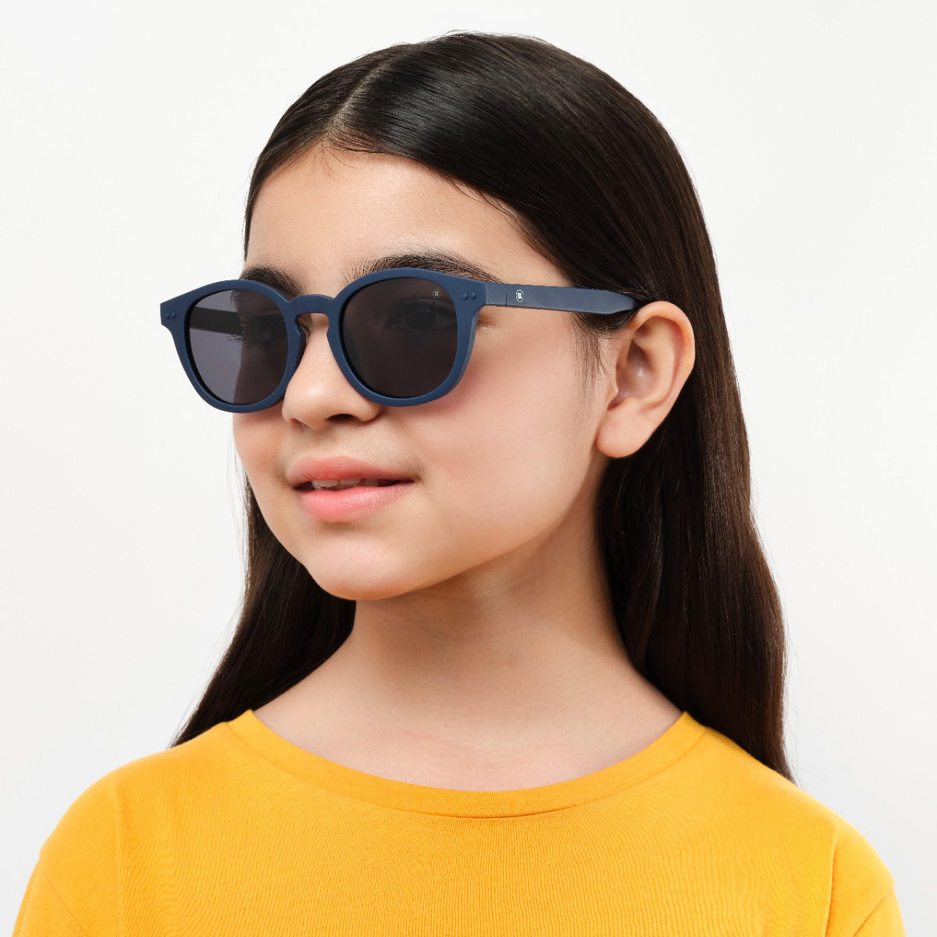 Babamio Skipper II 48MM Grey Round Sunglasses - BAB-000527-0207-girls-accessories-sunglasses-image-5
