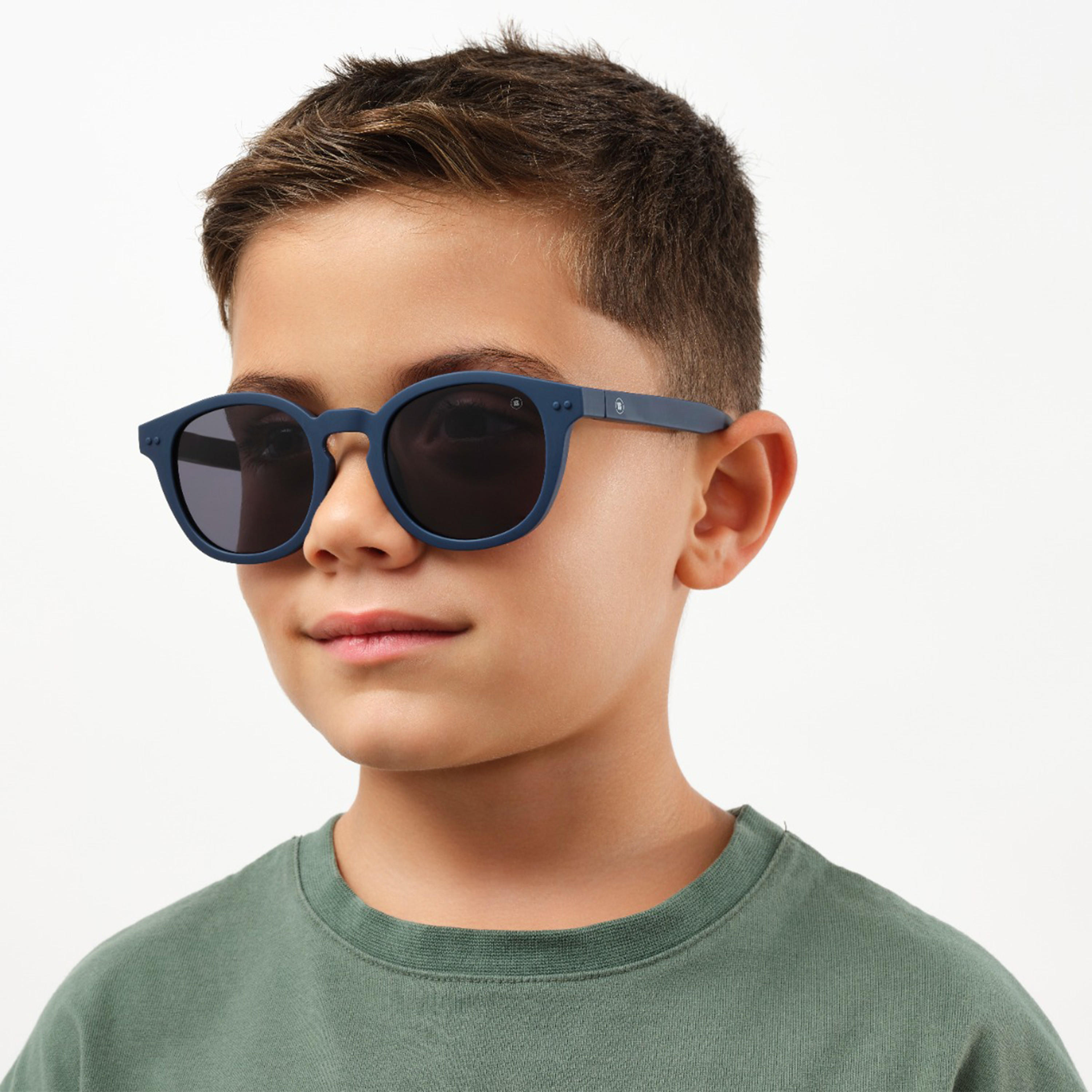 Babamio Skipper II 48MM Grey Round Sunglasses - BAB-000527-0207-girls-accessories-sunglasses-image-6