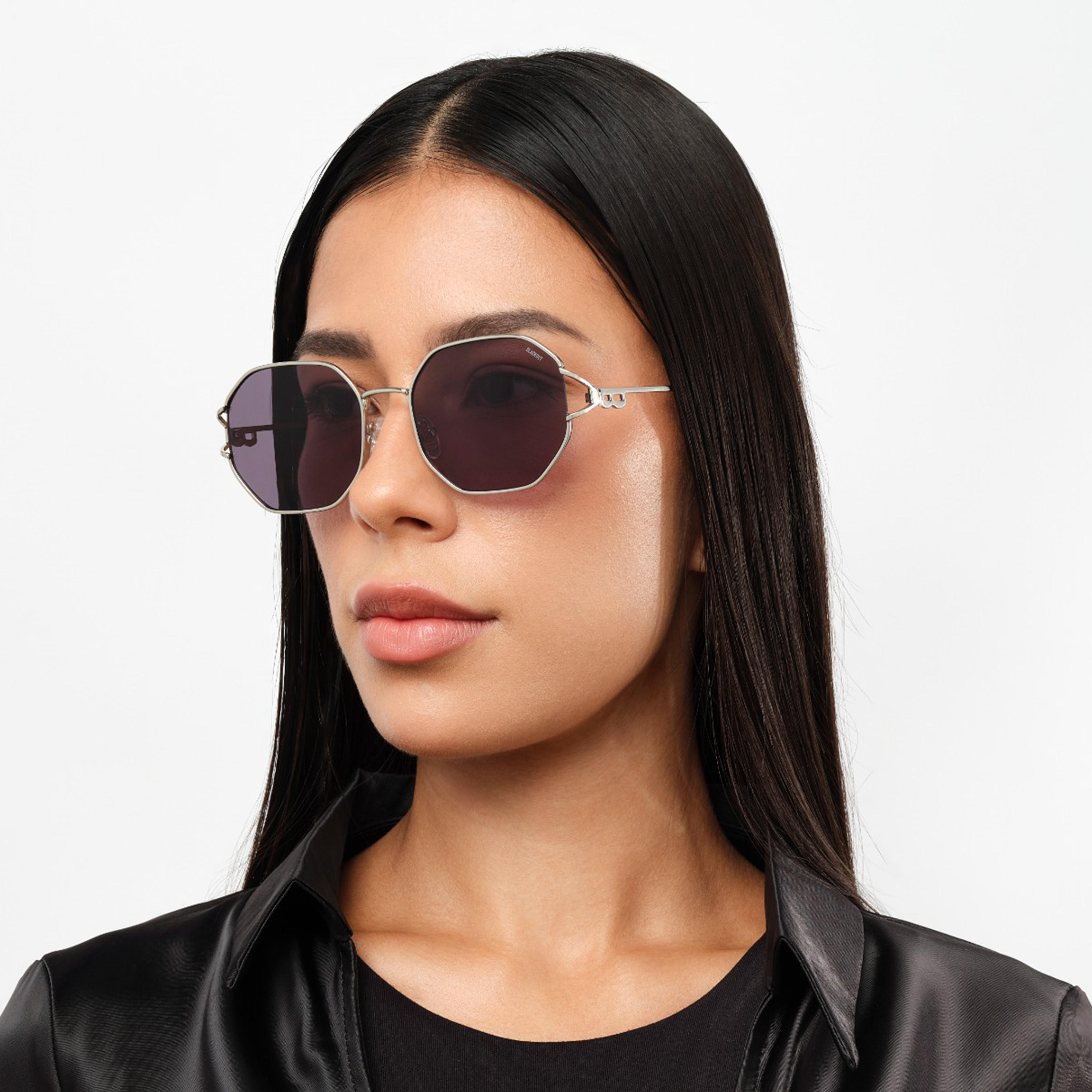 بلاك آوت- نظارة شمسية بلير 52 مم رمادية هندسية - BLA-000321-1207-women-sunglasses-image-5