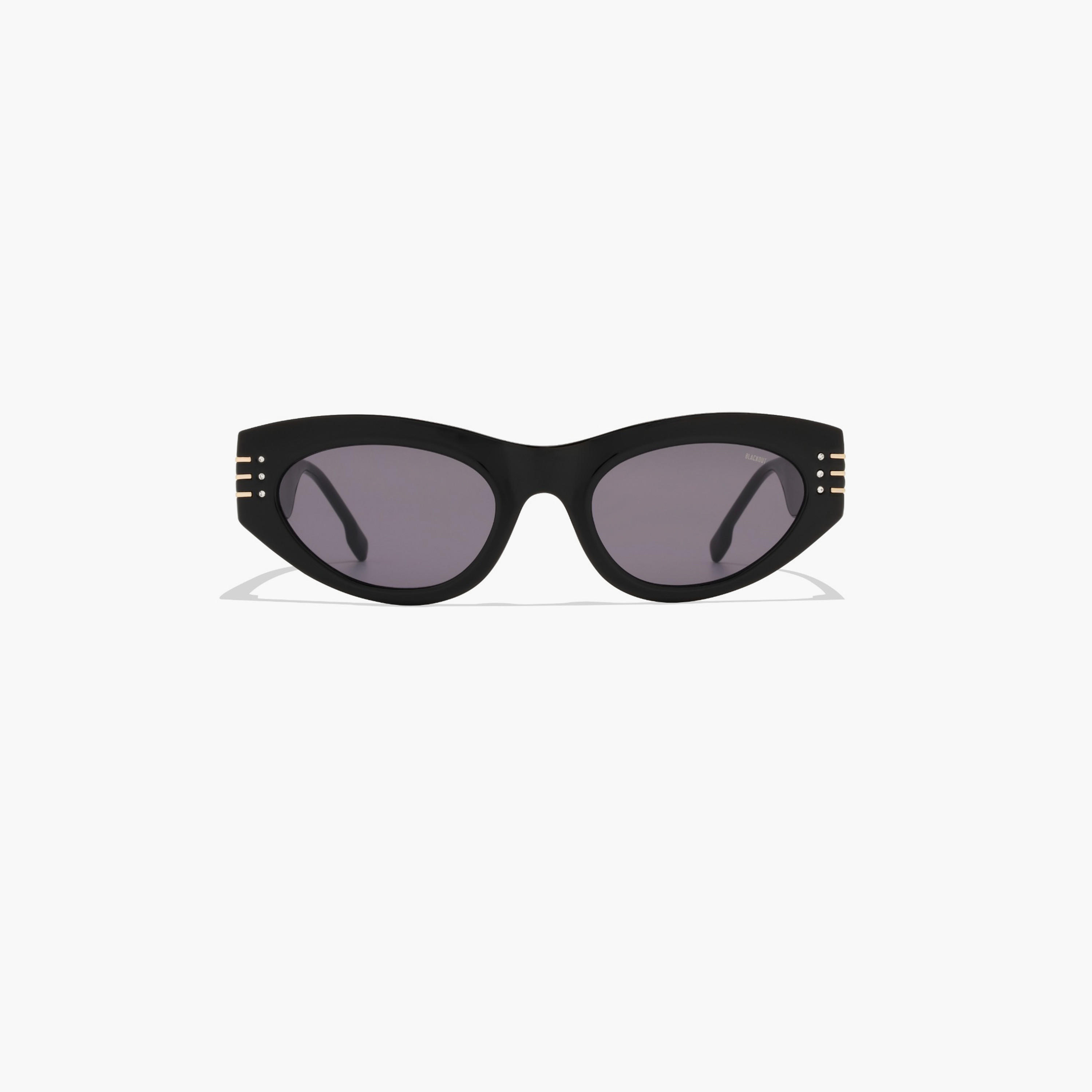 بلاك آوت- نظارة شمسية هارييت 53 مم رمادية ذات إطار عين القطة - BLA-000332-0107-women-sunglasses-image-1