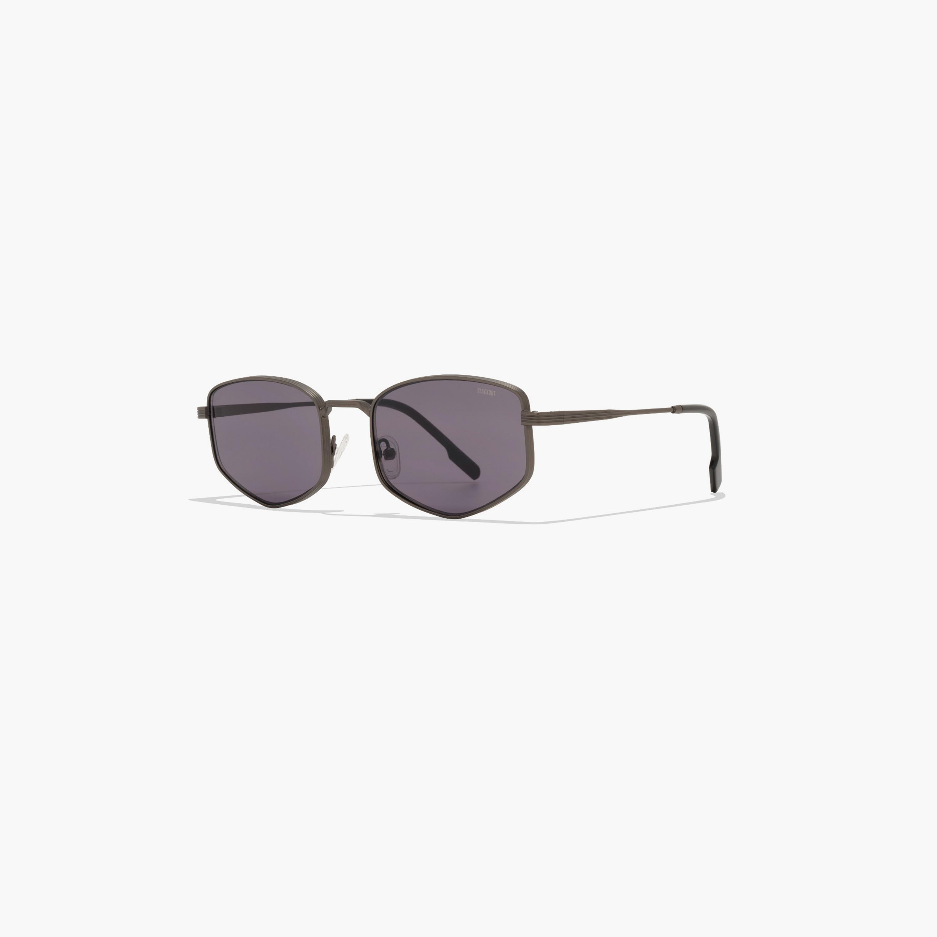 بلاك آوت- نظارة شمسية هارولد 54 مم رمادية ذات إطار هندسي - BLA-000336-0707-men-sunglasses-image-3