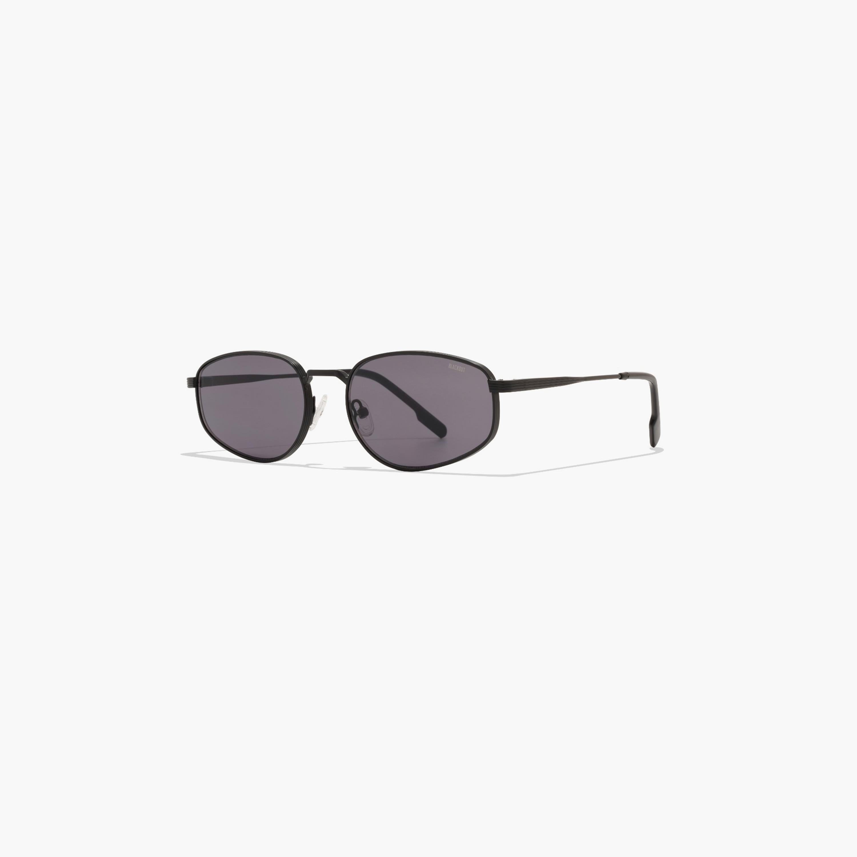 بلاك آوت- نظارة شمسية إدغار 57 مم رمادية ذات إطار هندسي - BLA-000337-0107-men-sunglasses-image-3