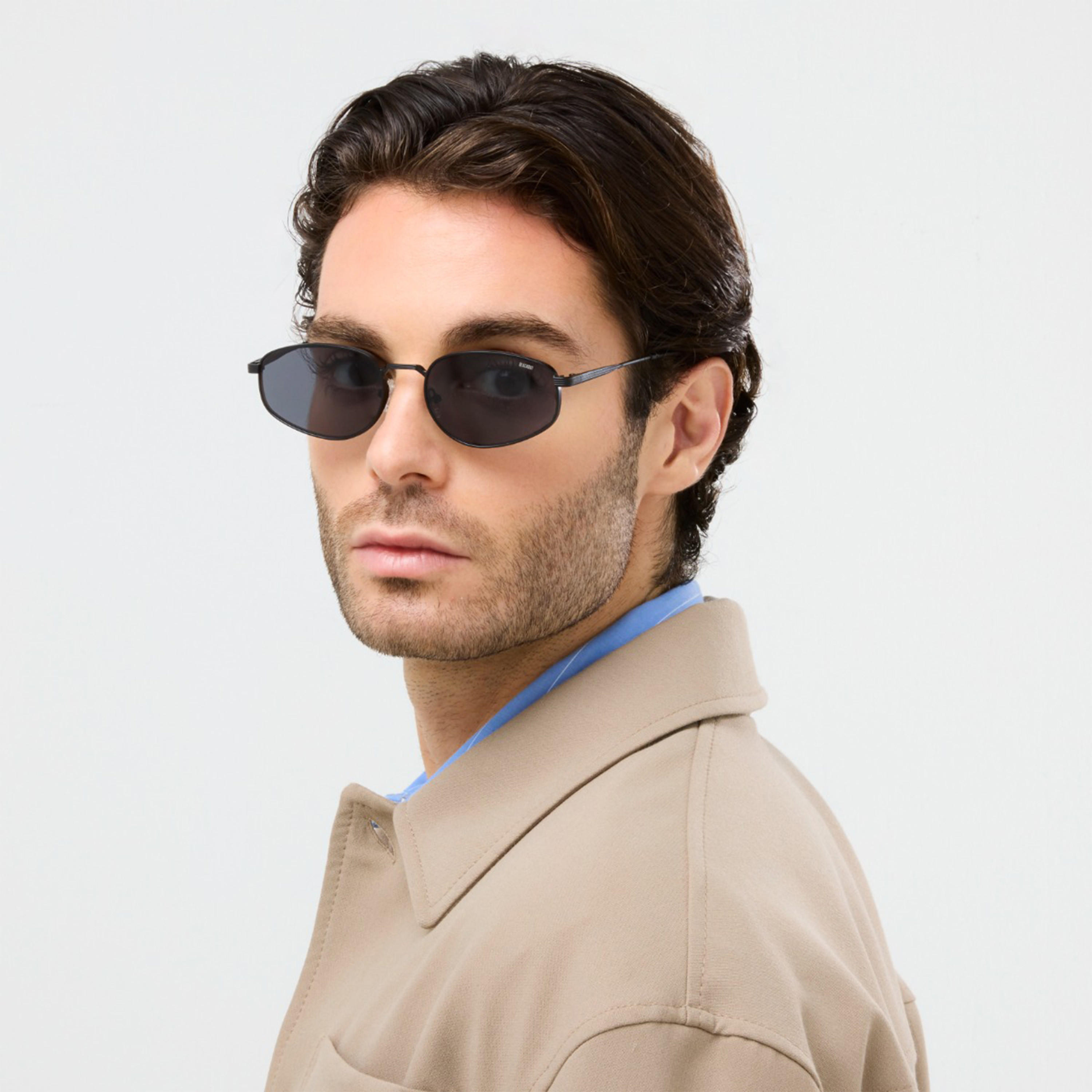 بلاك آوت- نظارة شمسية إدغار 57 مم رمادية ذات إطار هندسي - BLA-000337-0107-men-sunglasses-image-6