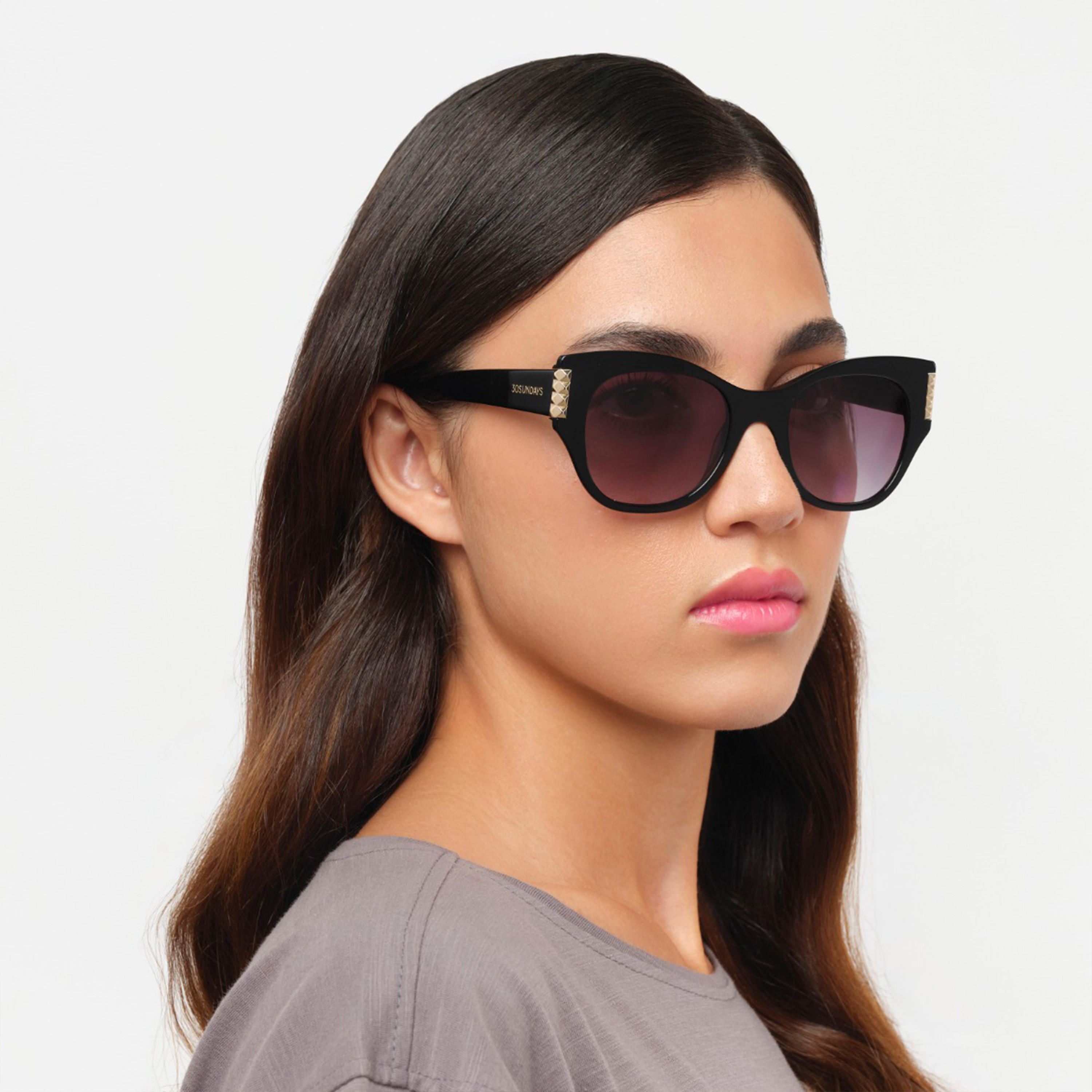 30Sundays Gazelle 52MM Brown Cat Eye Sunglasses - 30S-000418-0107-women-sunglasses-image-6