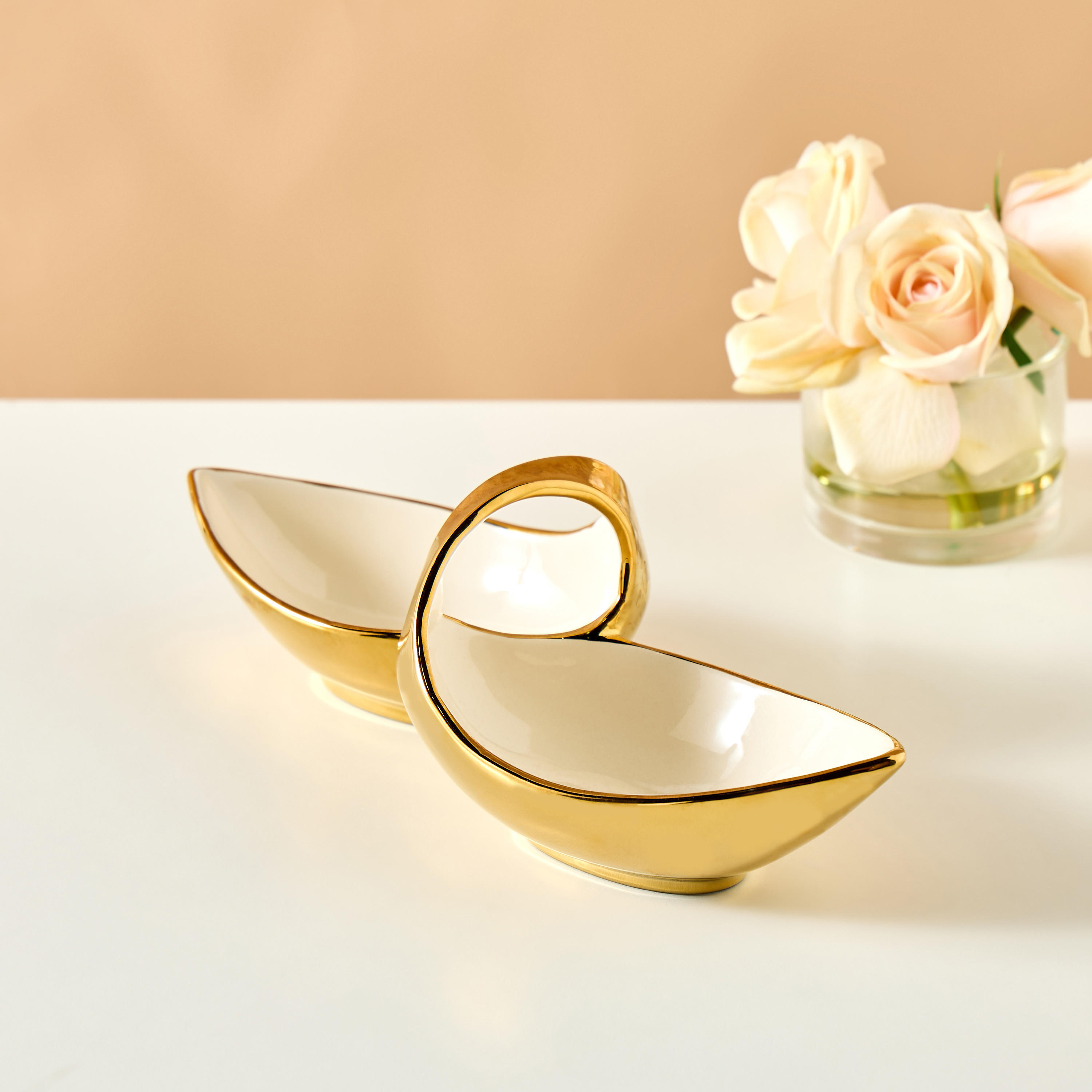 Evoque Double Serving Bowl - 34x15 cms-household-dining-dinnerware-bowls-image-1