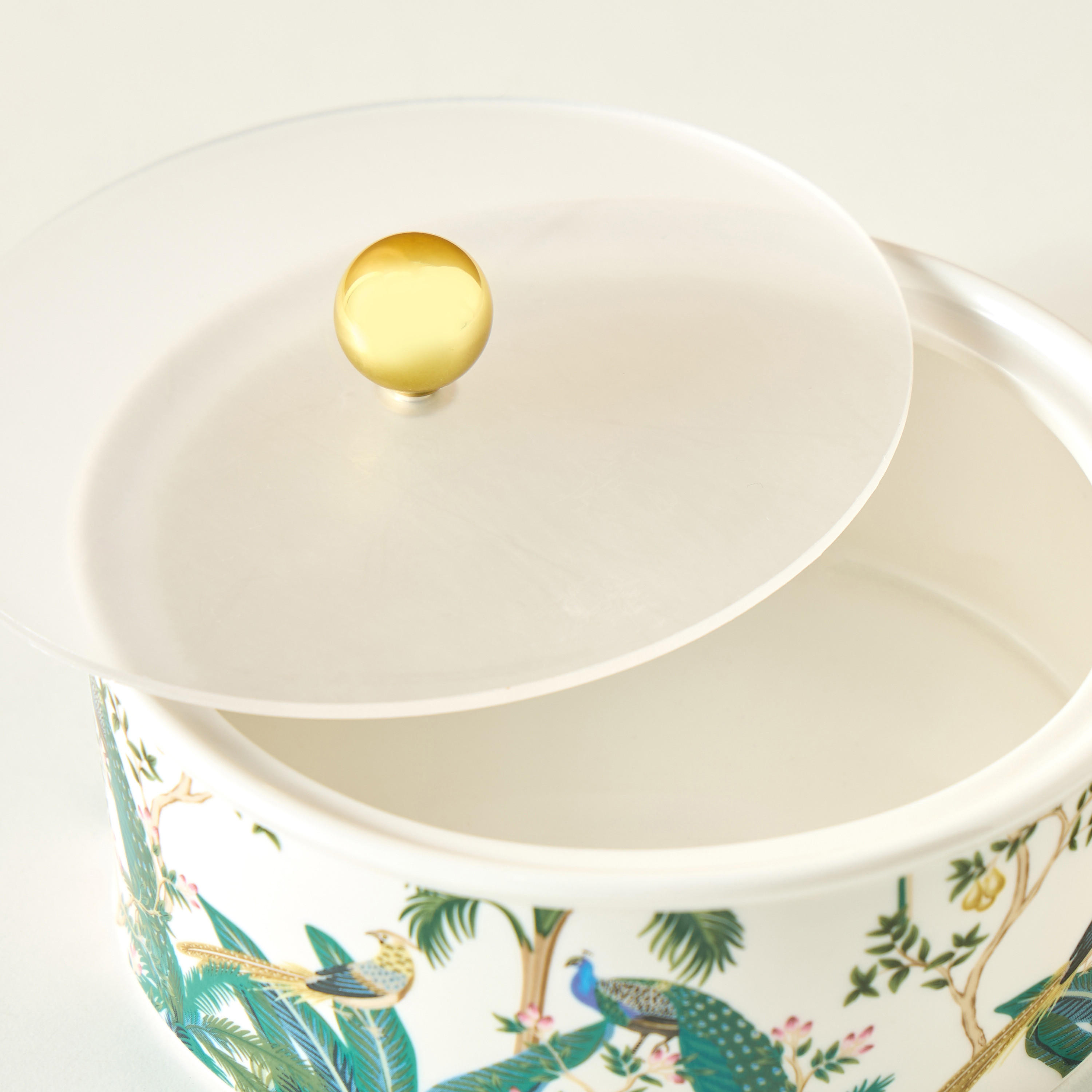 Peacock Date Bowl with Cover-household-dining-dinnerware-bowls-image-5