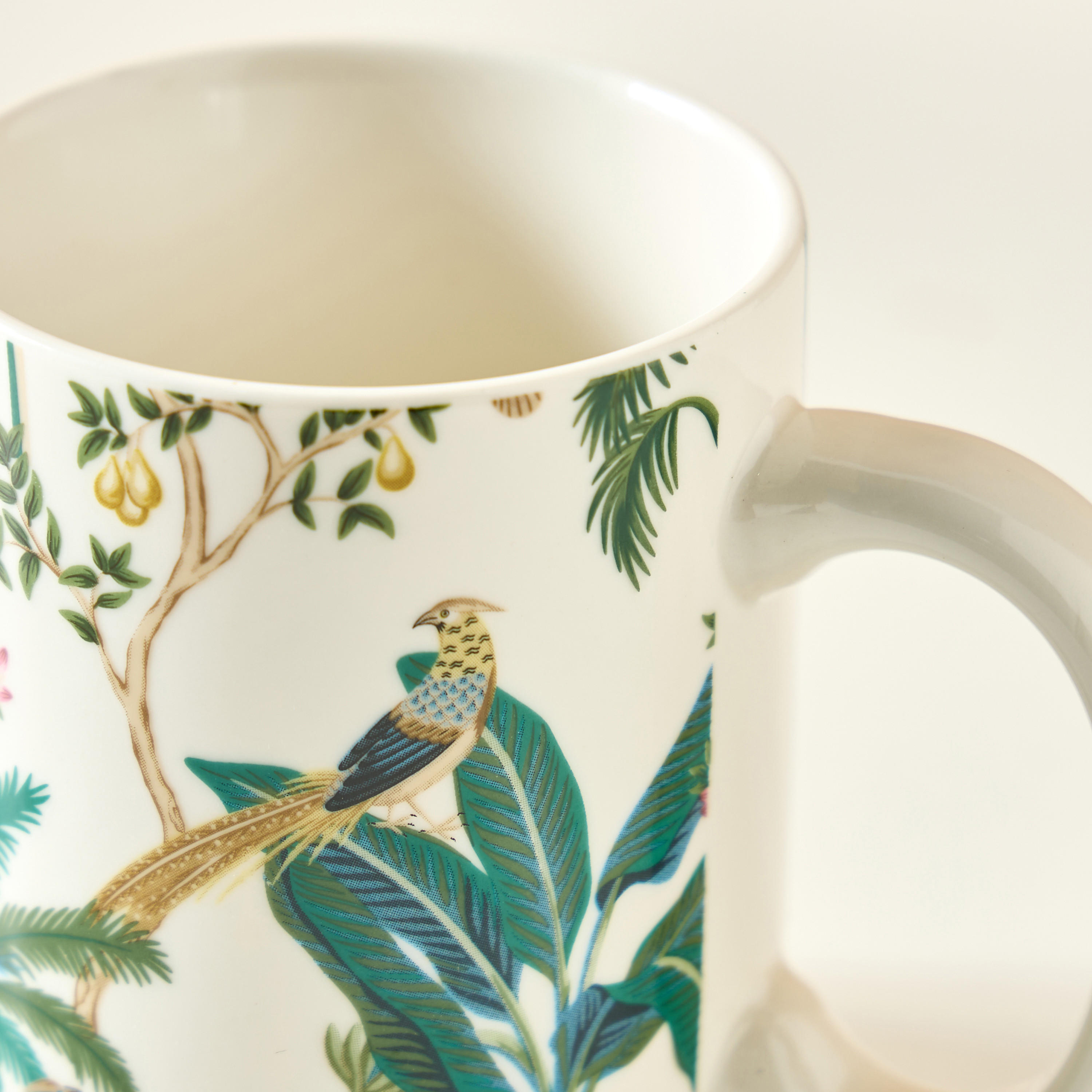 Peacock New Bone China Mug - 360 ml-household-dining-teaandcoffee-mugsandcups-image-4