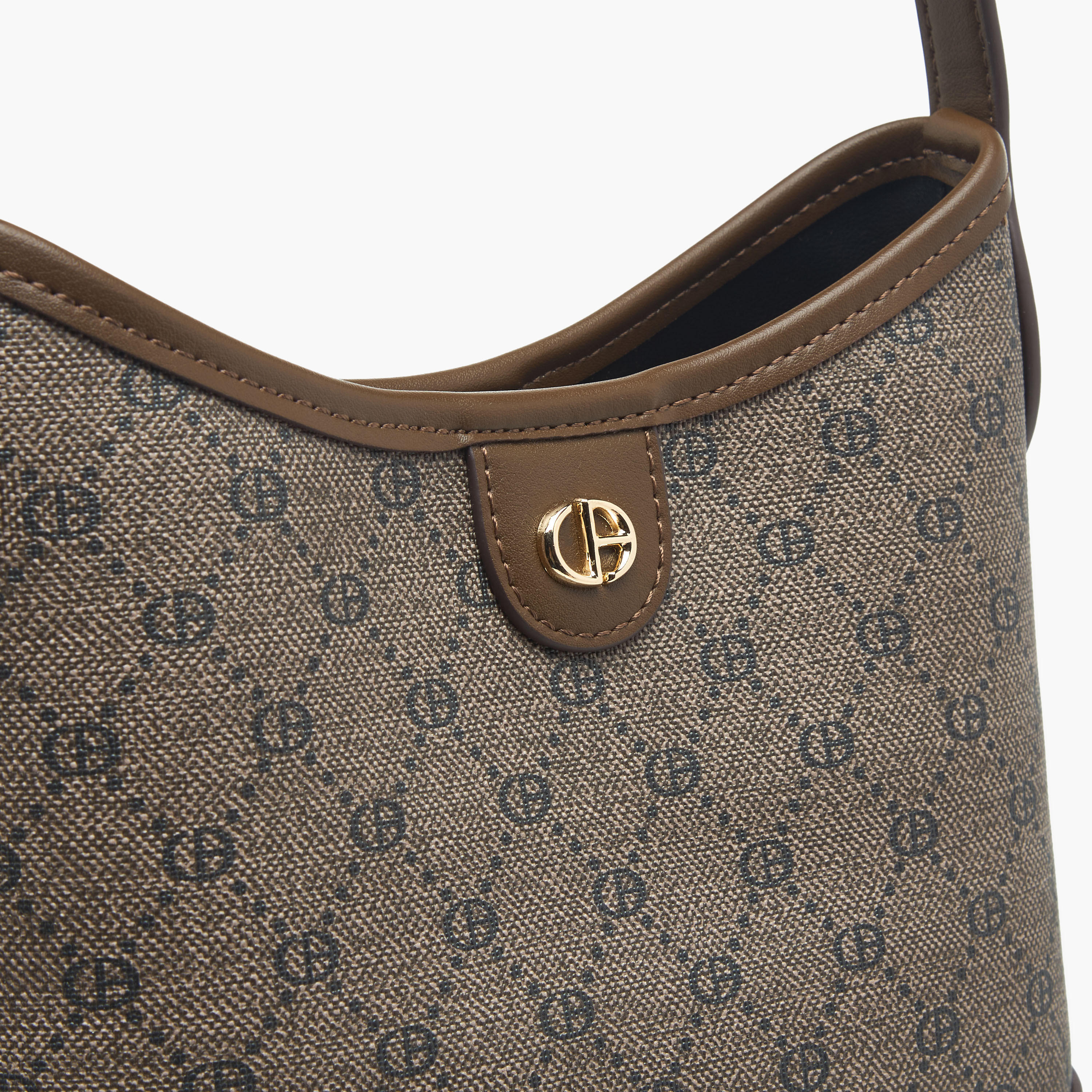 شنطة هوبو بطبعات مونوجرام مع حزام قابل للتعديل ومحفظة من كريسبيلا-women-bagsandwallets-handbags-image-7