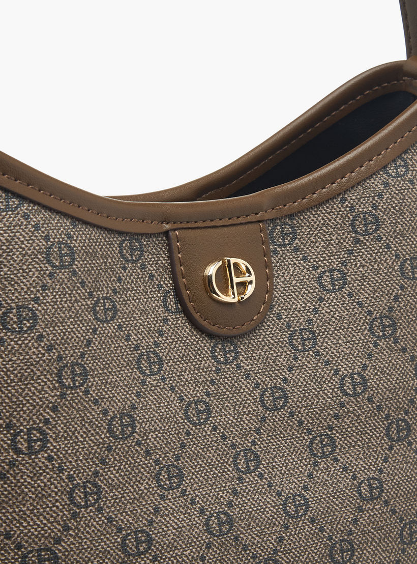 شنطة هوبو بطبعات مونوجرام مع حزام قابل للتعديل ومحفظة من كريسبيلا-women-bagsandwallets-handbags-image-7