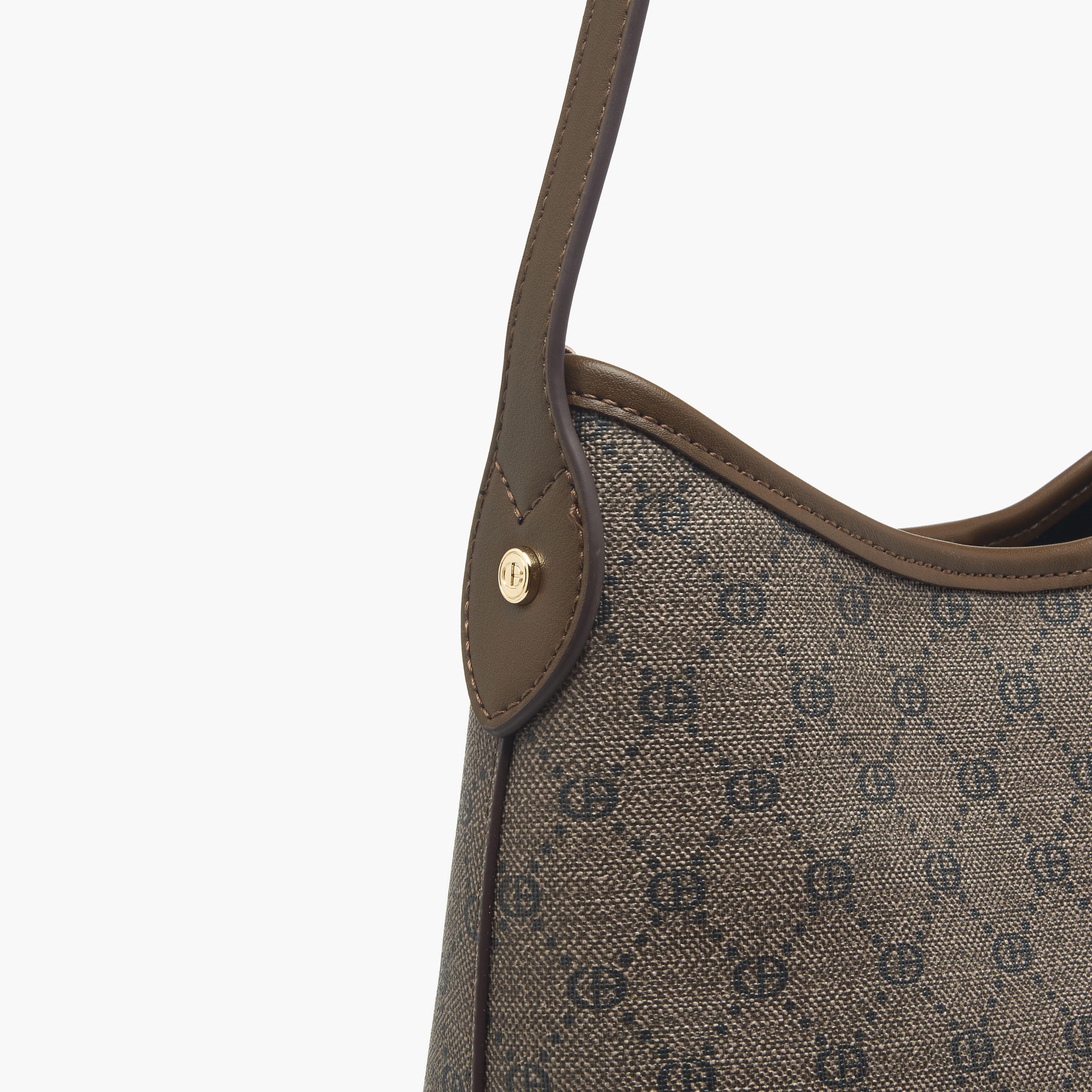 شنطة هوبو بطبعات مونوجرام مع حزام قابل للتعديل ومحفظة من كريسبيلا-women-bagsandwallets-handbags-image-8