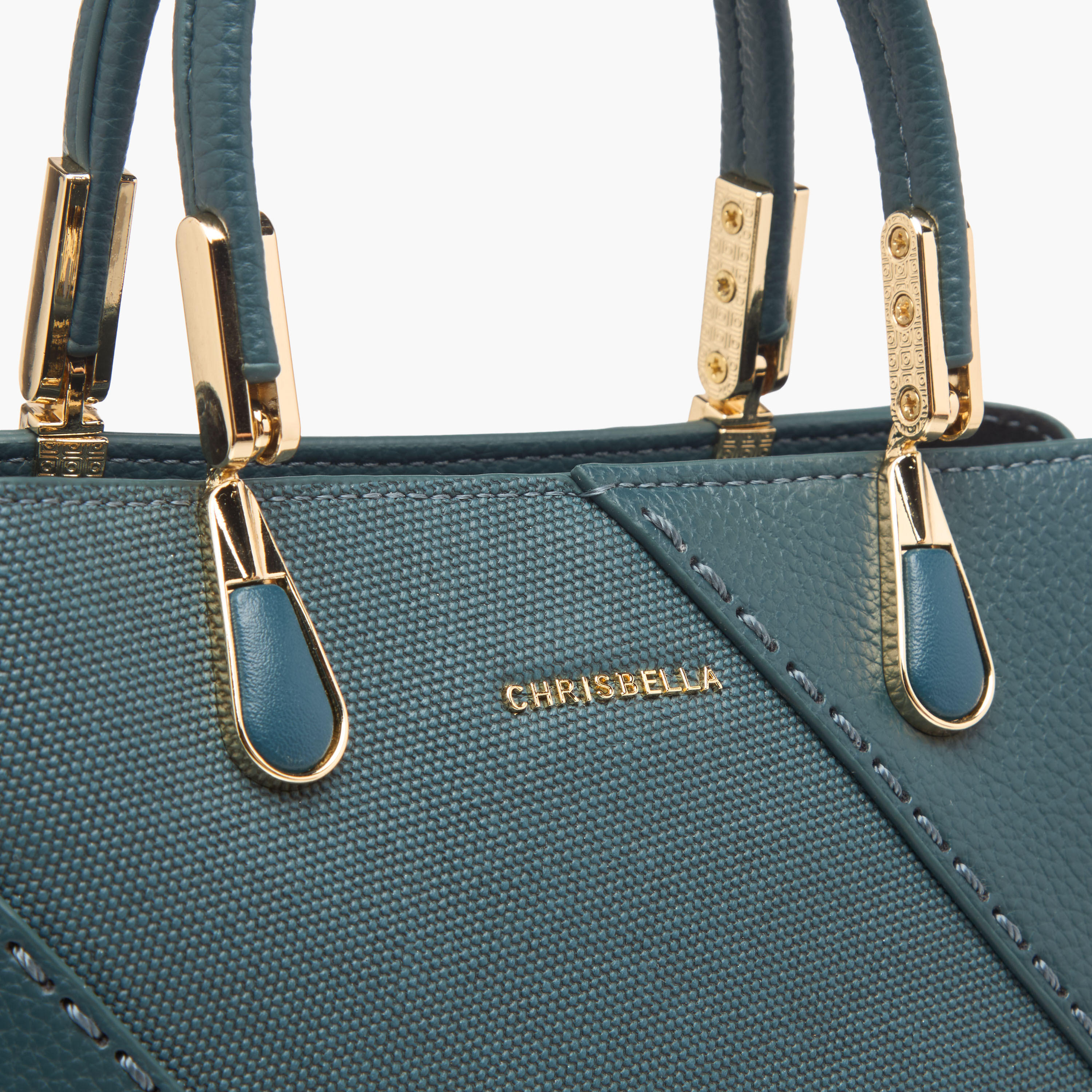 Chrisbella Textured Tote Bag with Detachable Strap and Wallet-women-bagsandwallets-handbags-image-7