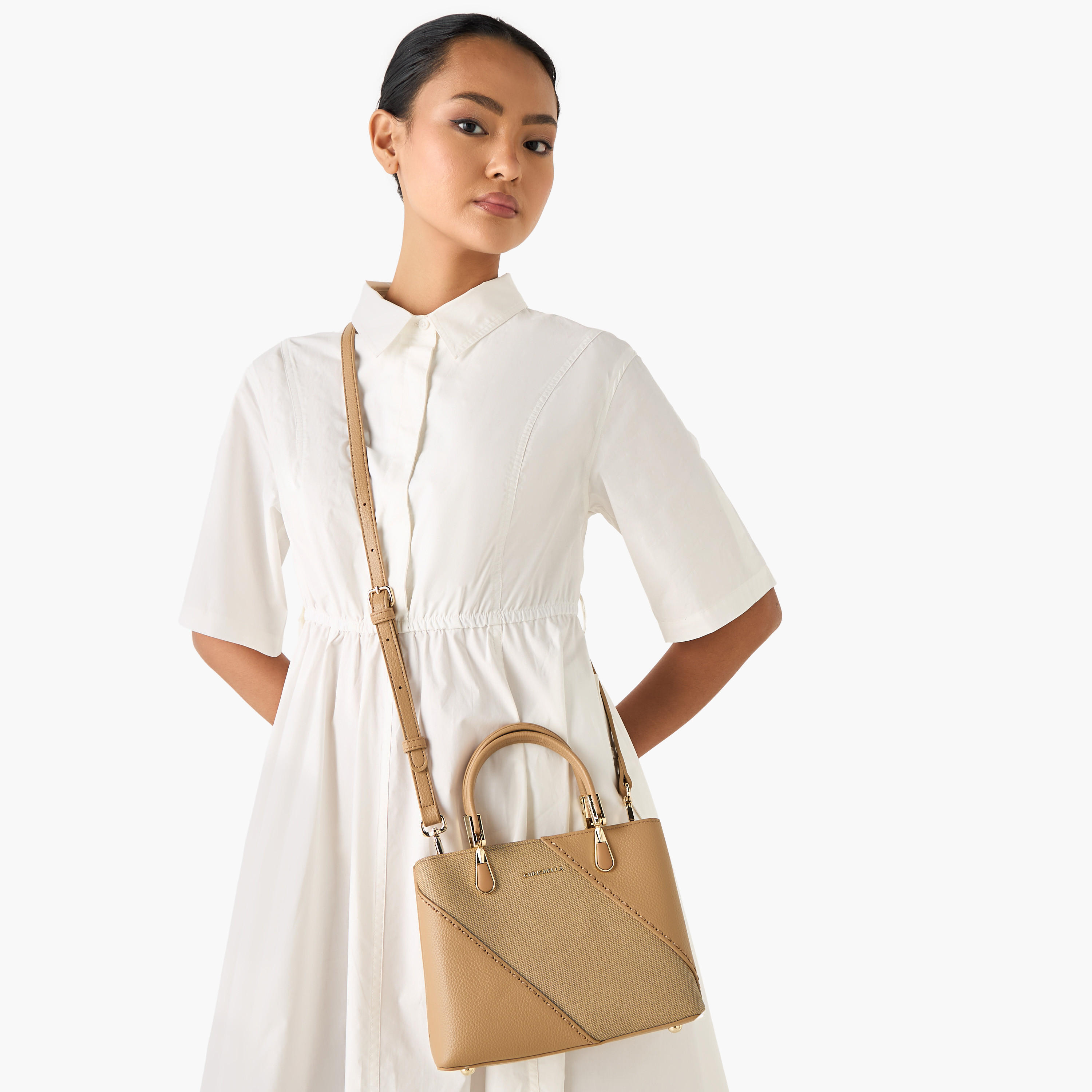 شنطة توتي بارزة الملمس بحزام قابل للفصل مع محفظة من كريسبيلا-women-bagsandwallets-handbags-image-2