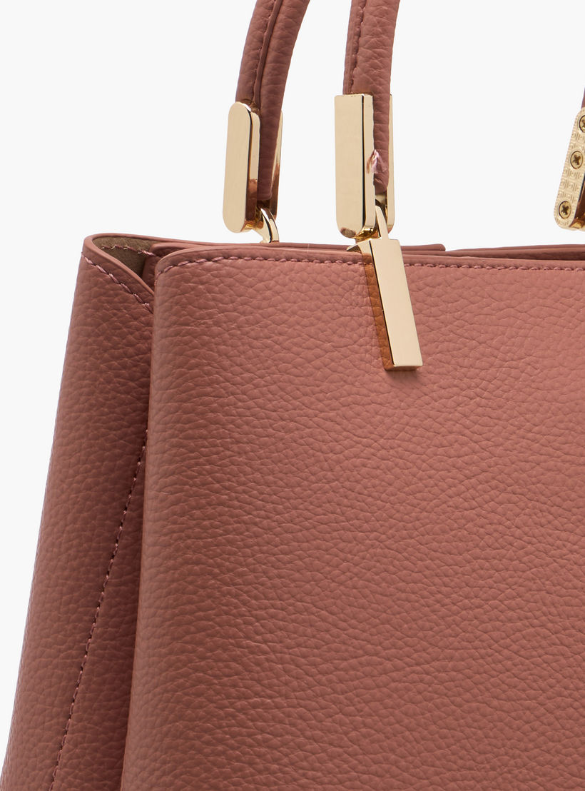 Chrisbella Textured Tote Bag with Detachable Strap and Wallet-women-bagsandwallets-handbags-image-7