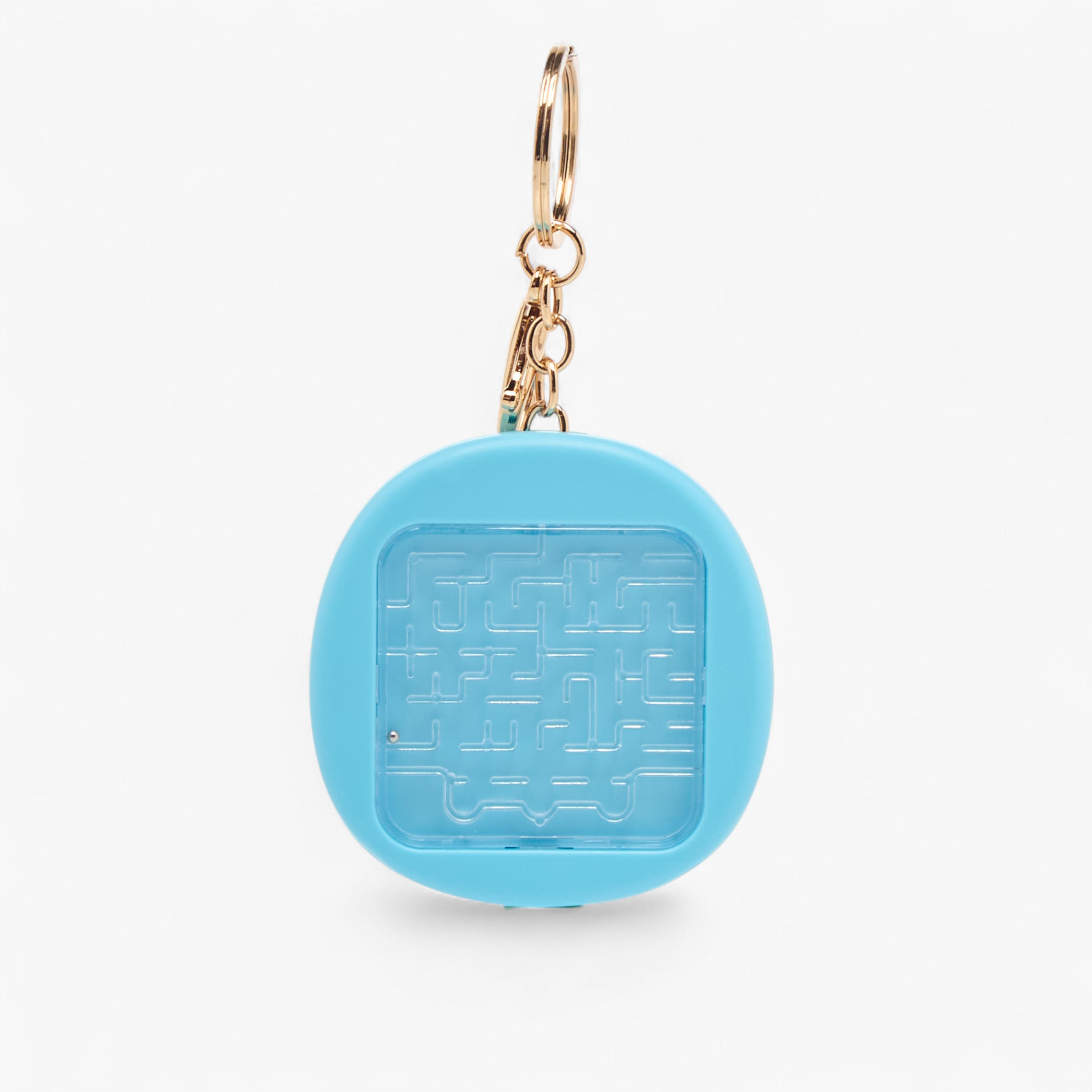 Maze Puzzle Charm Keyring with Lobster Hook-girls-accessories-keyringsandbagcharms-image-1