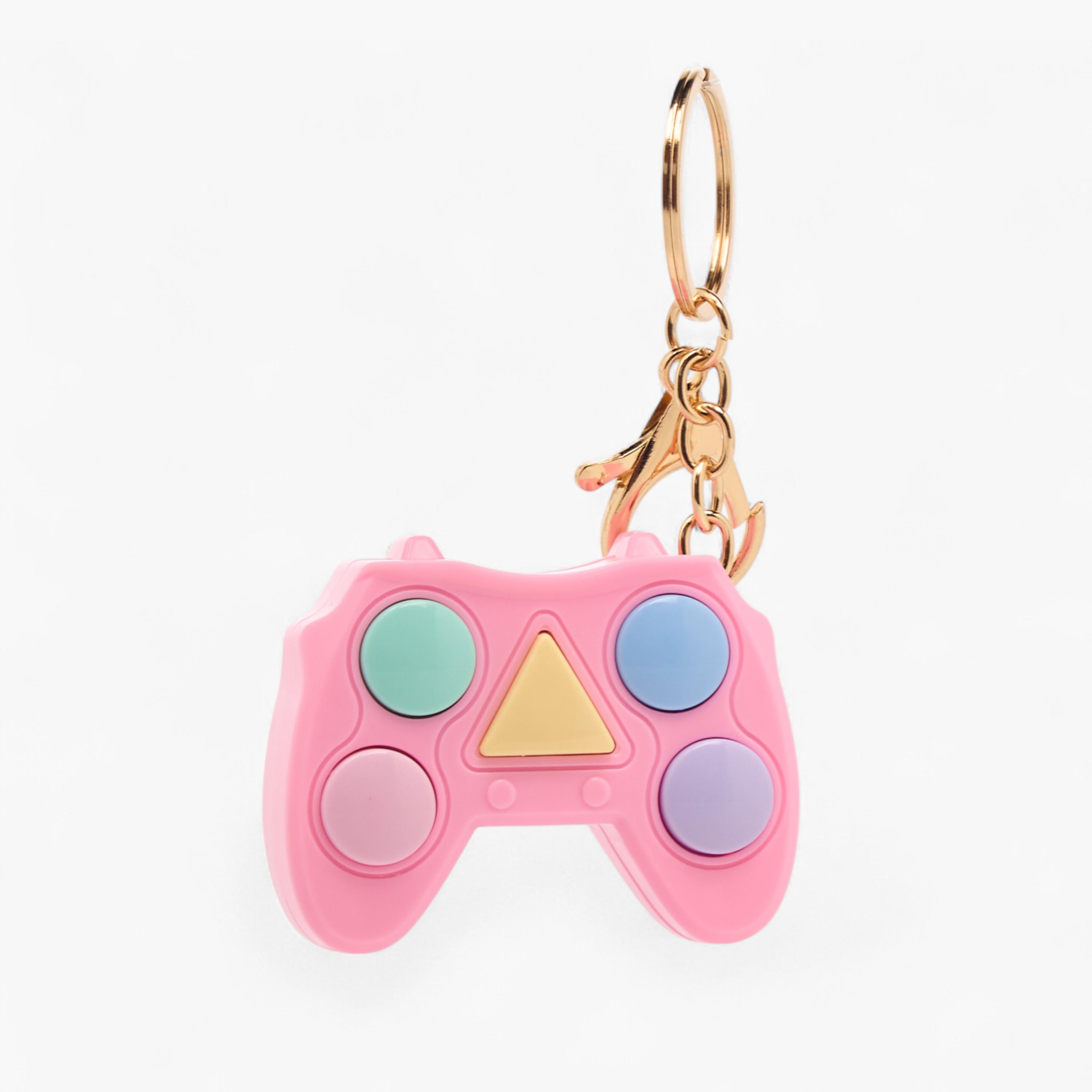 Game Controller Fidget Charm Keyring with Lobster Hook-girls-accessories-keyringsandbagcharms-image-1