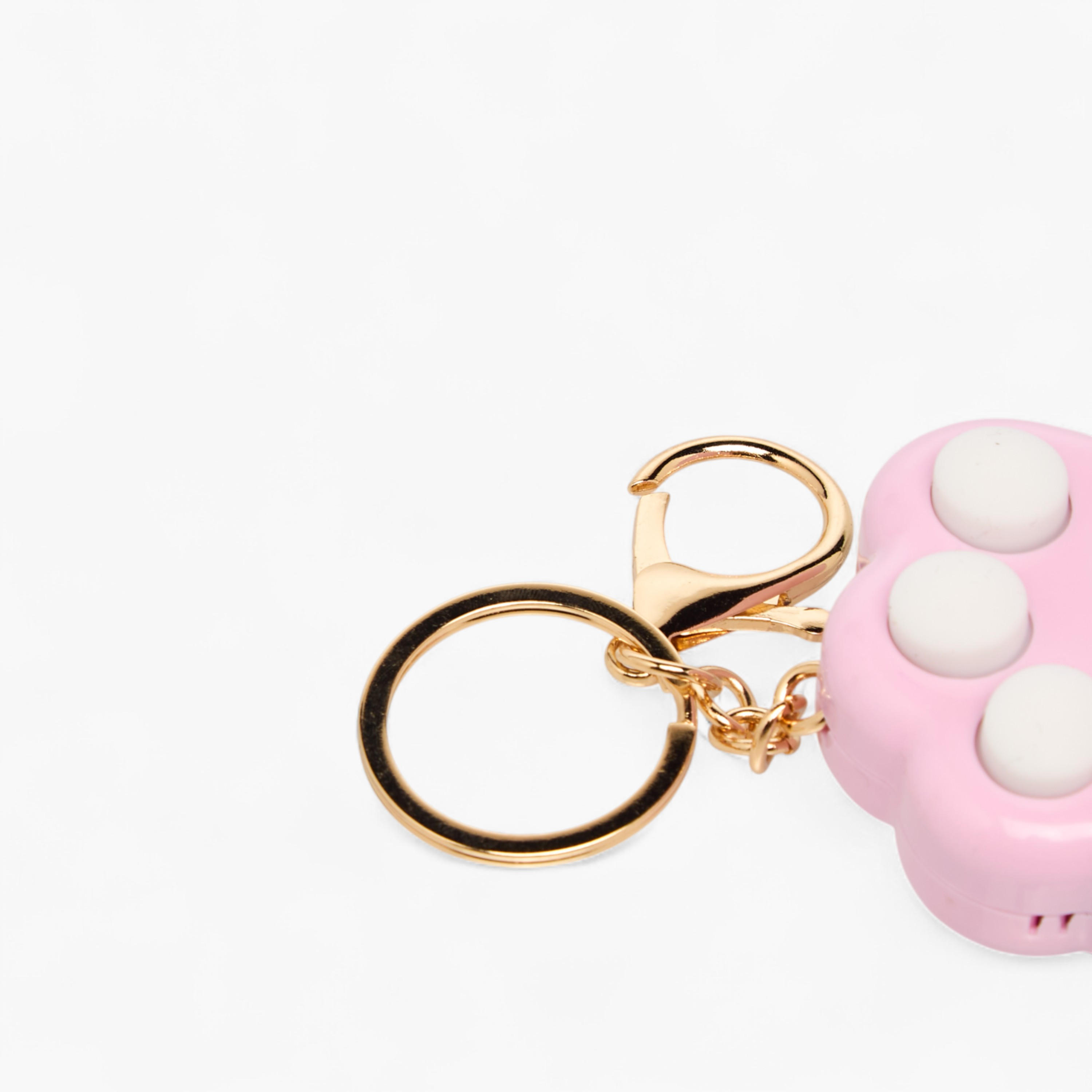 Cat Paw Charm Keyring with Lobster Hook-girls-accessories-keyringsandbagcharms-image-3