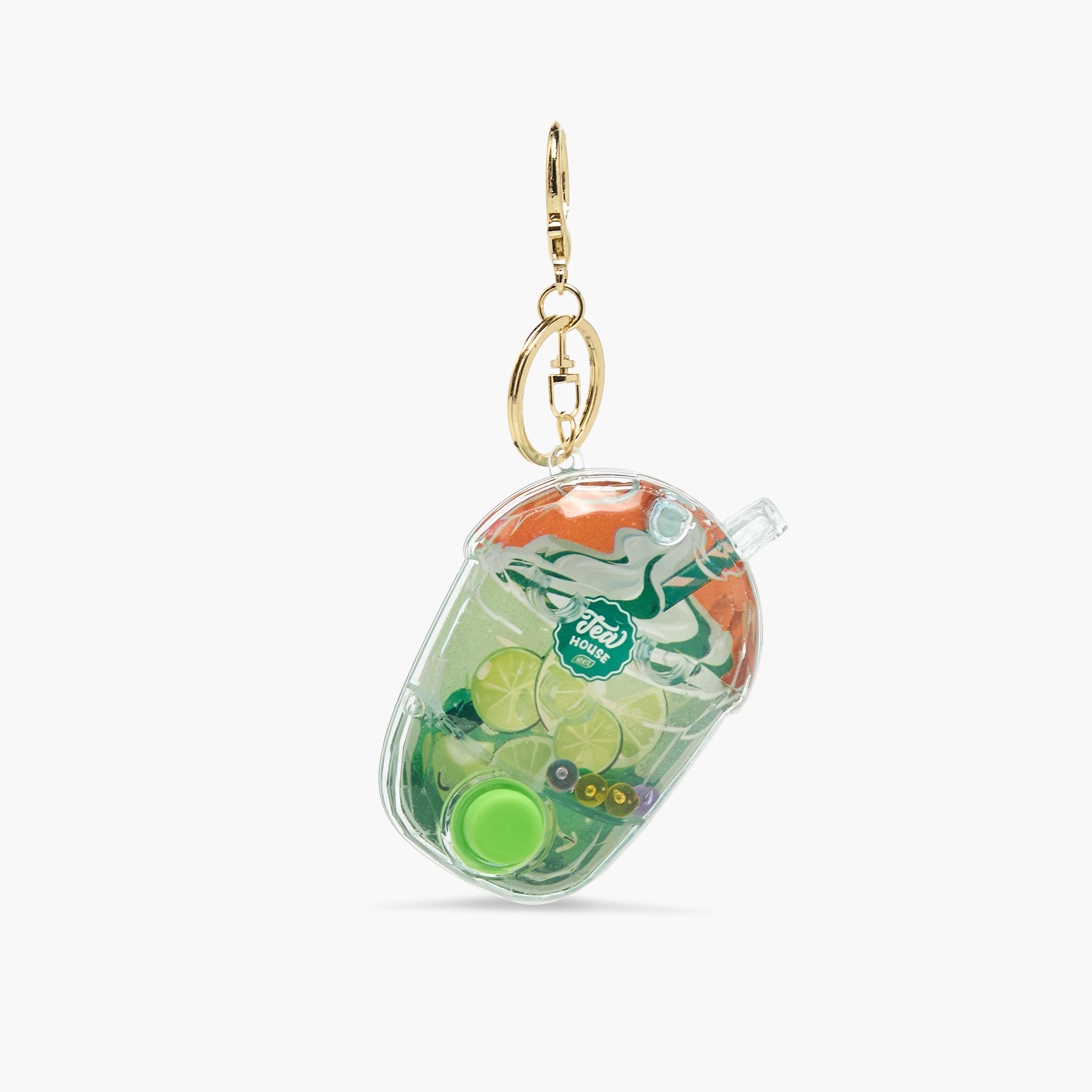 Shaker Drink Cup Charm Keyring with Lobster Hook-girls-accessories-keyringsandbagcharms-image-1