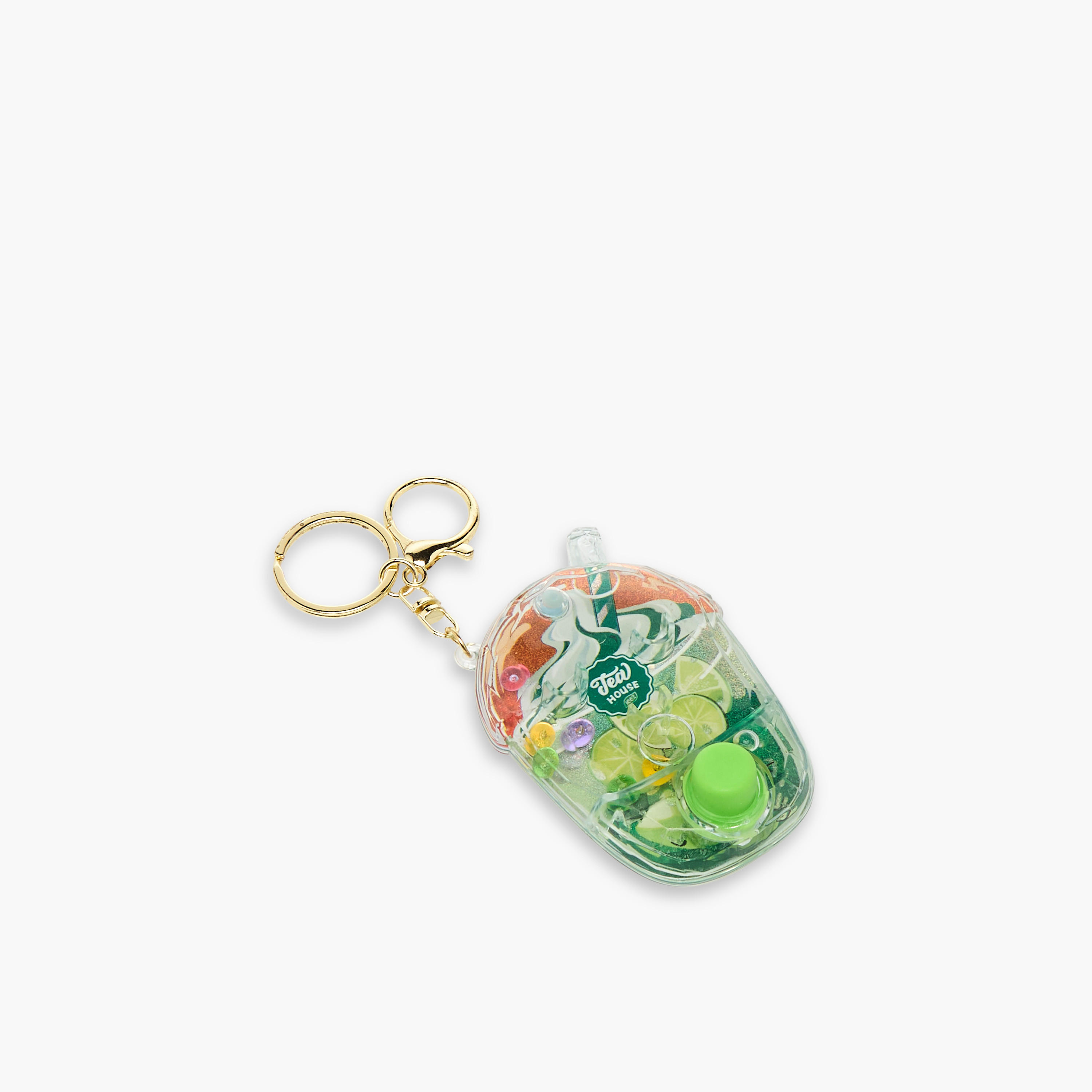 Shaker Drink Cup Charm Keyring with Lobster Hook-girls-accessories-keyringsandbagcharms-image-2